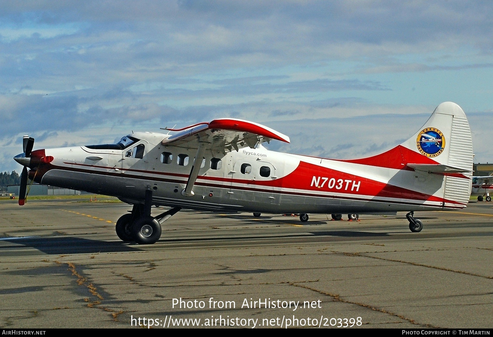 Aircraft Photo of N703TH | De Havilland Canada DHC-3T/M601 Turbo Otter | Yakutat Coastal Airlines | AirHistory.net #203398