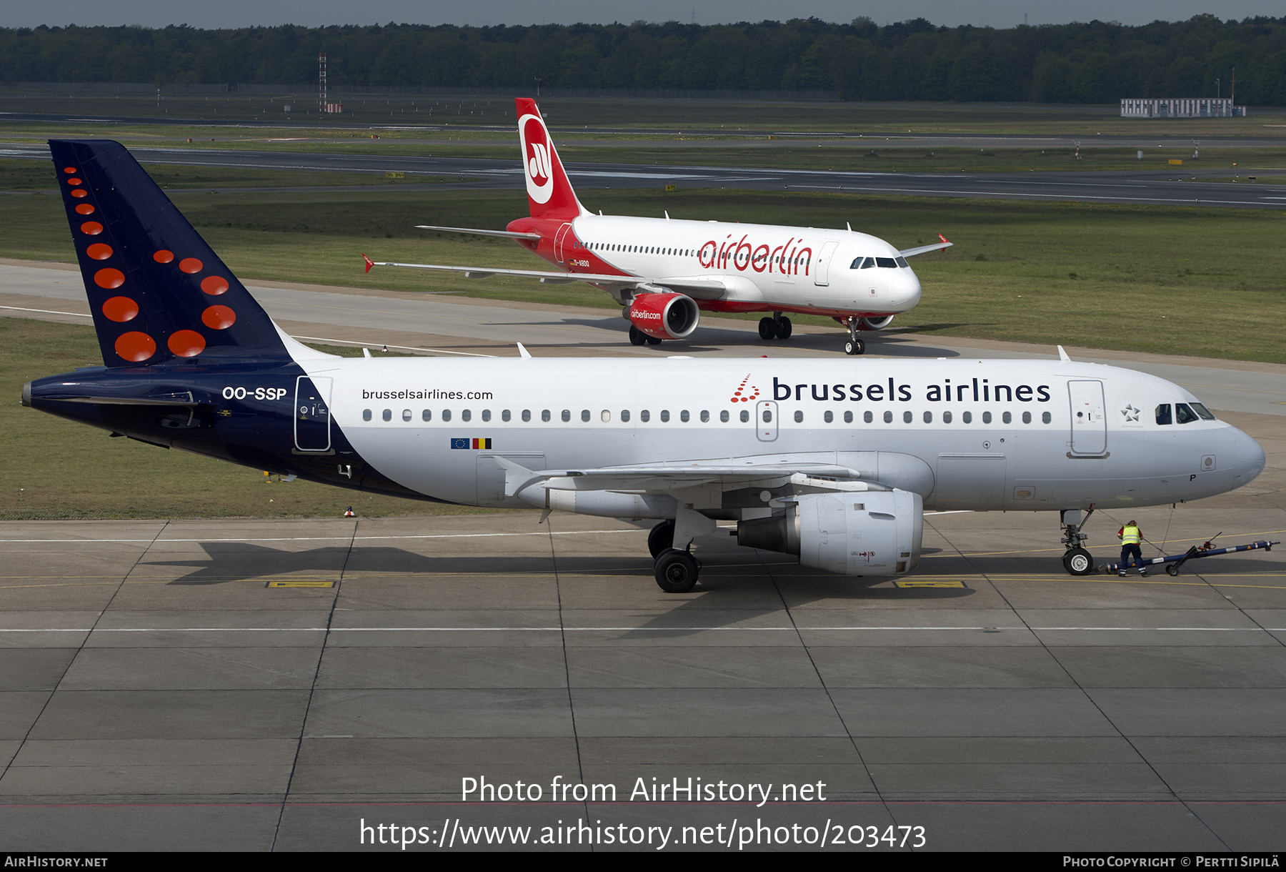 Aircraft Photo of OO-SSP | Airbus A319-113 | Brussels Airlines | AirHistory.net #203473