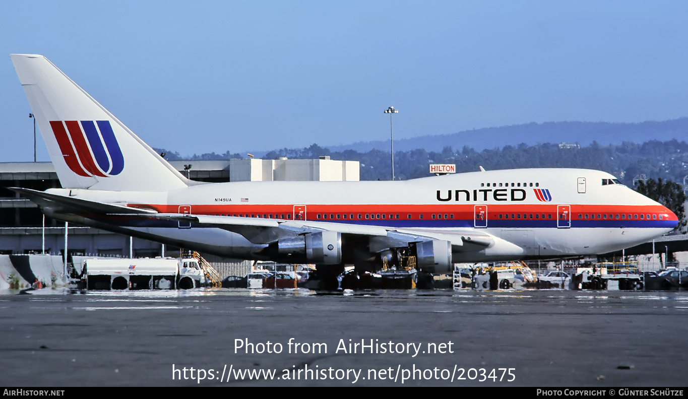 Aircraft Photo of N149UA | Boeing 747SP-21 | United Airlines | AirHistory.net #203475