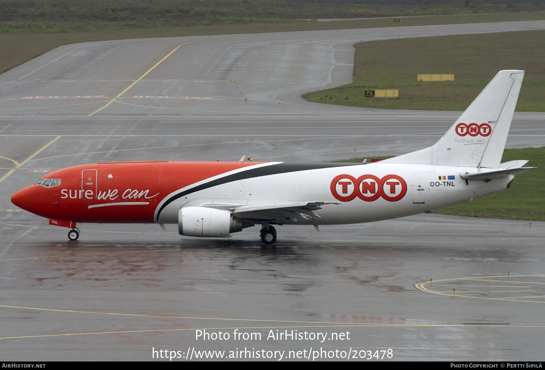 Aircraft Photo of OO-TNL | Boeing 737-34S(SF) | TNT Airways | AirHistory.net #203478