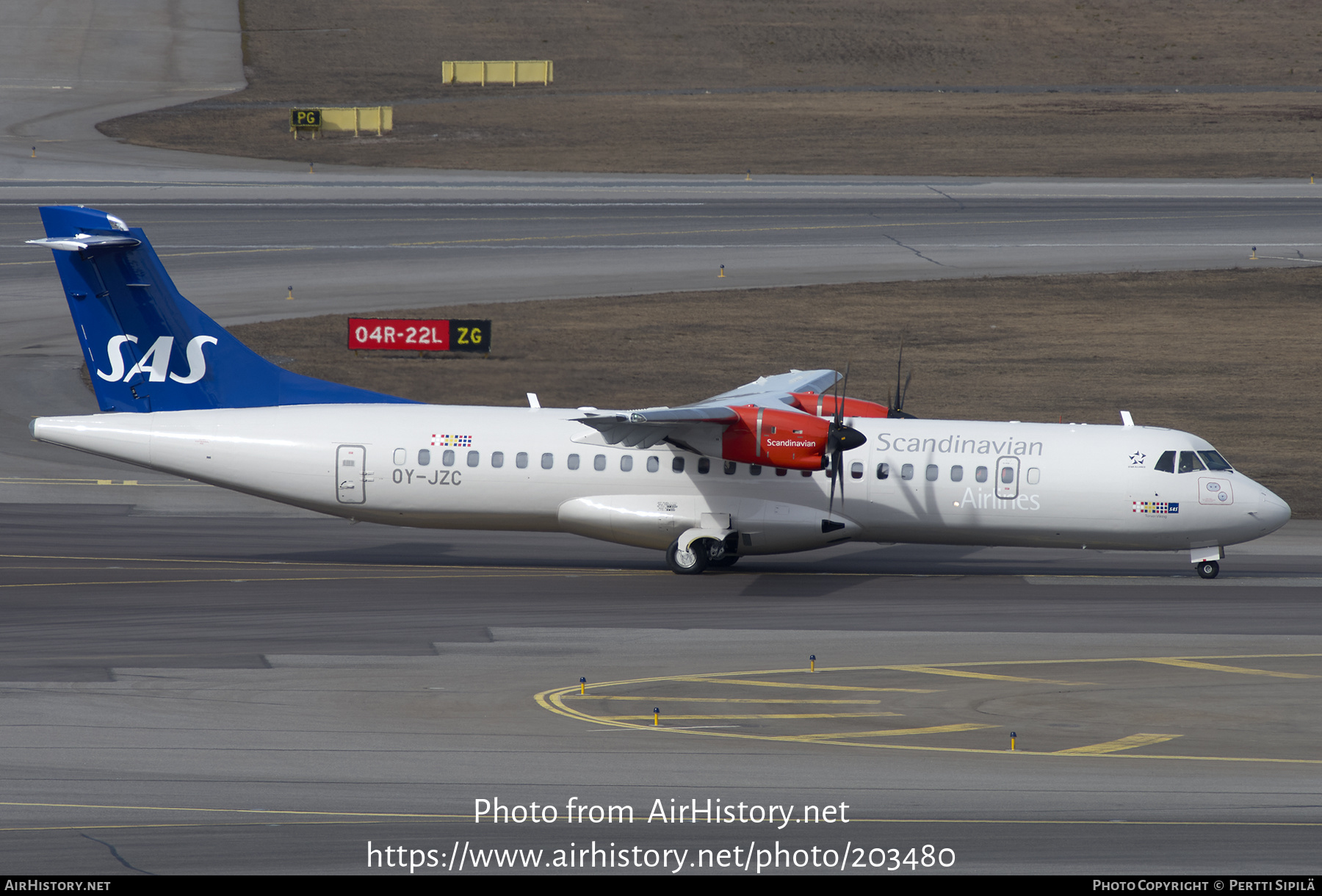 Aircraft Photo of OY-JZC | ATR ATR-72-600 (ATR-72-212A) | Scandinavian Airlines - SAS | AirHistory.net #203480