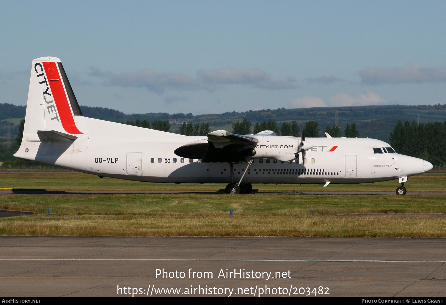 Aircraft Photo of OO-VLP | Fokker 50 | CityJet | AirHistory.net #203482