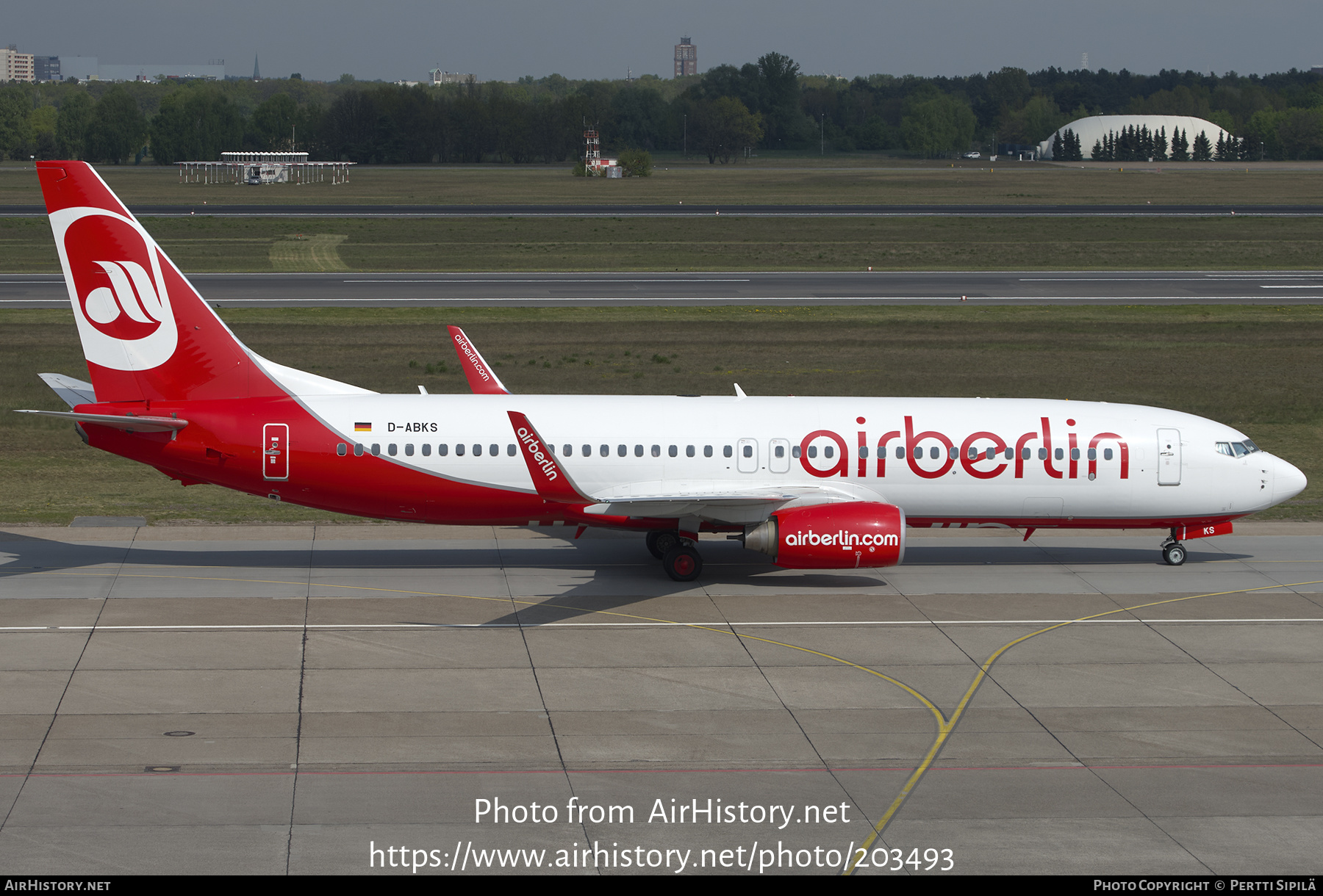 Aircraft Photo of D-ABKS | Boeing 737-86J | Air Berlin | AirHistory.net #203493