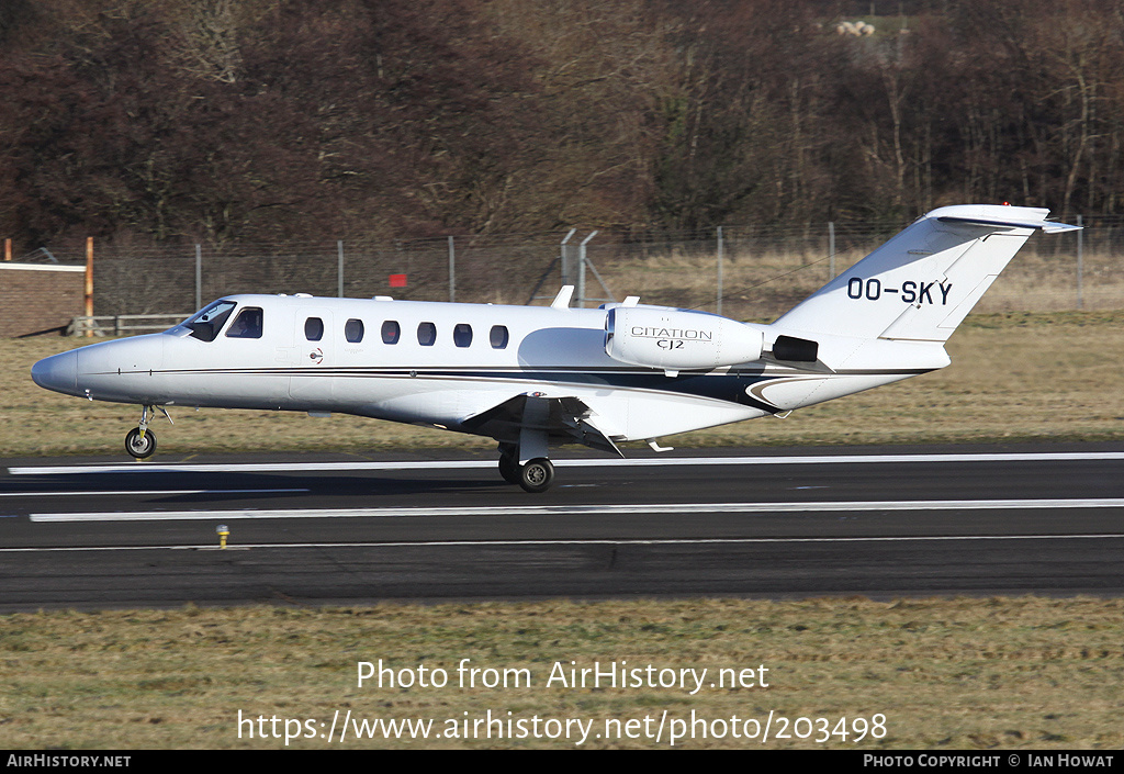 Aircraft Photo of OO-SKY | Cessna 525A CitationJet CJ2 | AirHistory.net #203498