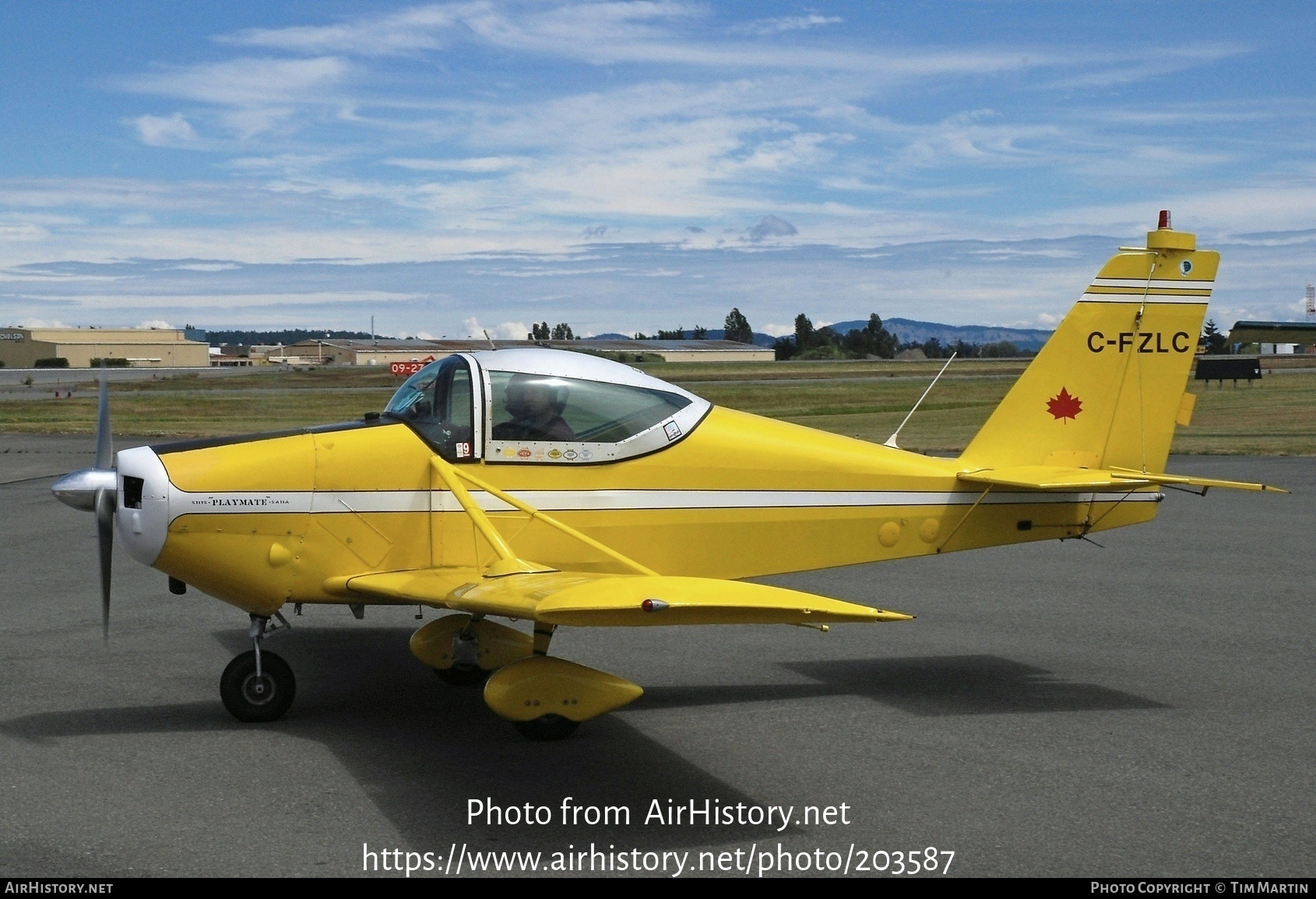 Aircraft Photo of C-FZLC | Stits SA-11A Playmate | AirHistory.net #203587