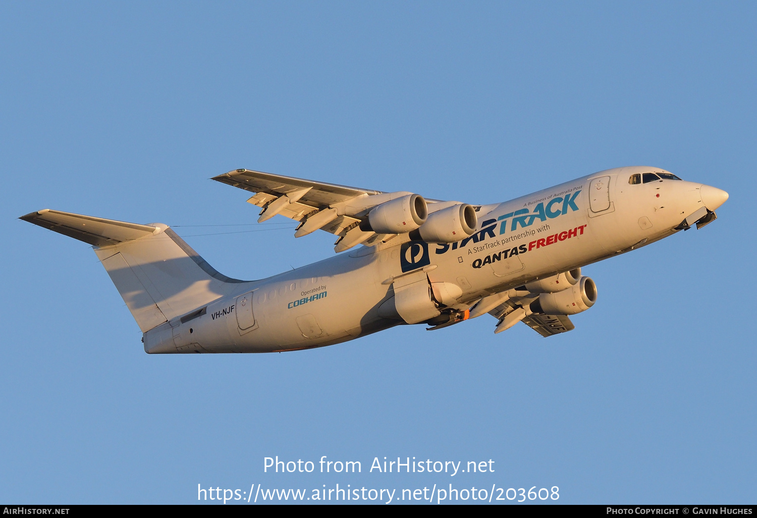 Aircraft Photo of VH-NJF | British Aerospace BAe-146-300QT Quiet Trader | StarTrack | AirHistory.net #203608