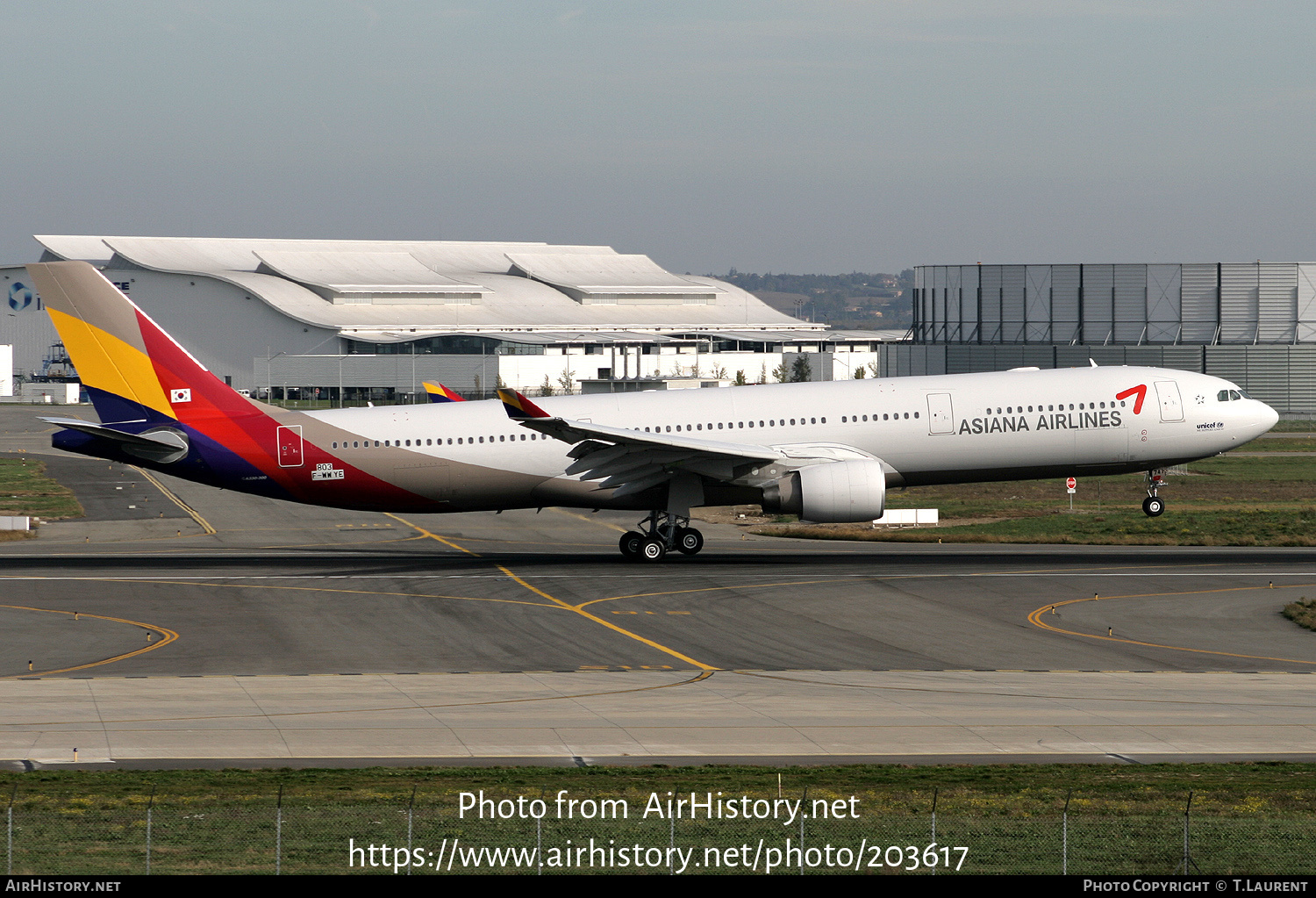 Aircraft Photo of F-WWYE | Airbus A330-323 | Asiana Airlines | AirHistory.net #203617