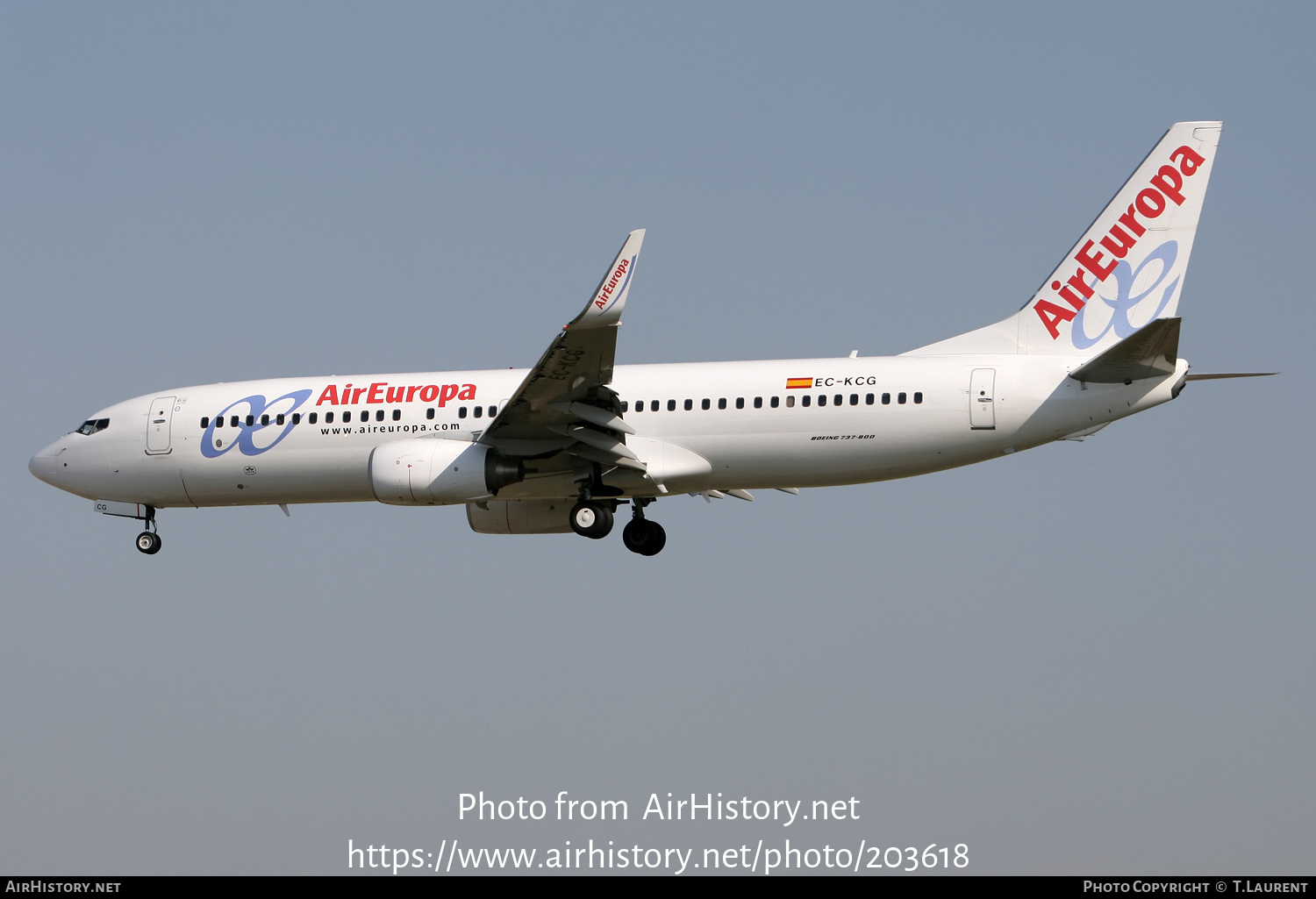 Aircraft Photo of EC-KCG | Boeing 737-85P | Air Europa | AirHistory.net #203618