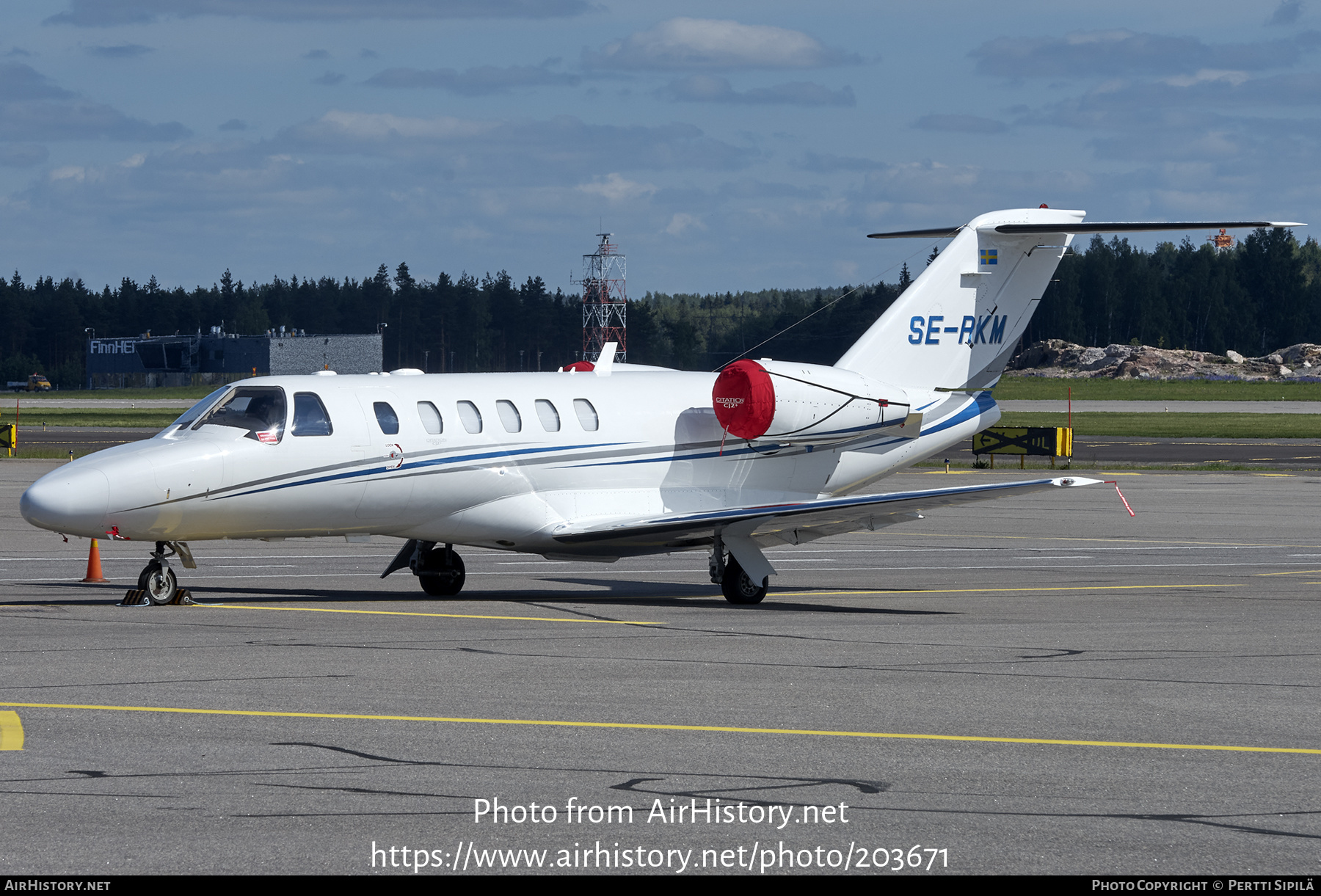 Aircraft Photo of SE-RKM | Cessna 525A CitationJet CJ2+ | AirHistory.net #203671