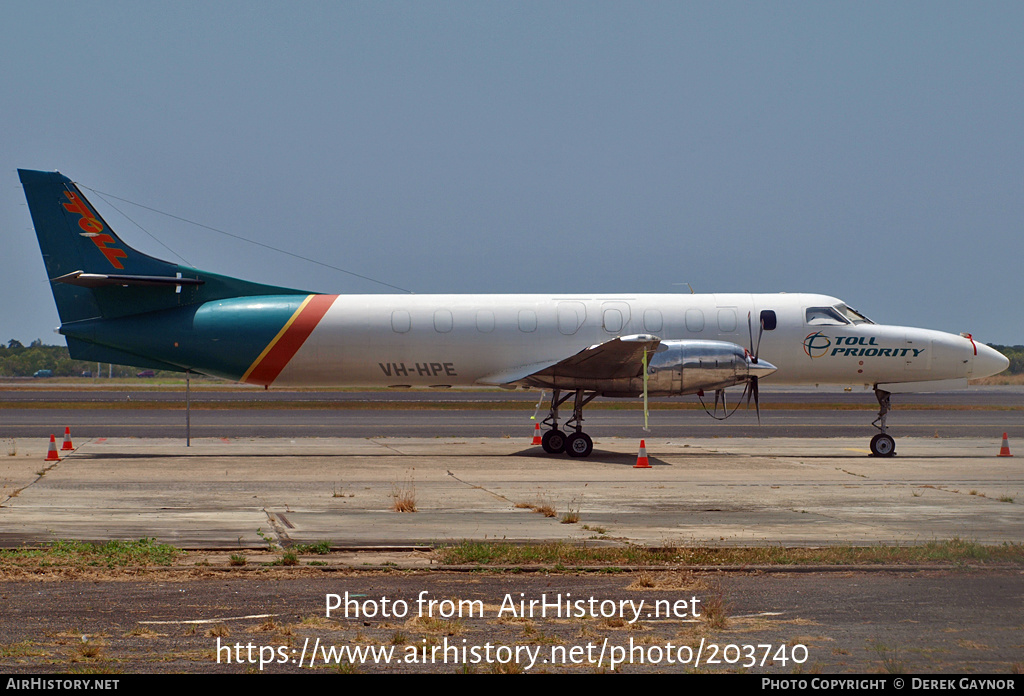 Aircraft Photo of VH-HPE | Fairchild Swearingen SA-227AC Metro III | Toll Priority | AirHistory.net #203740