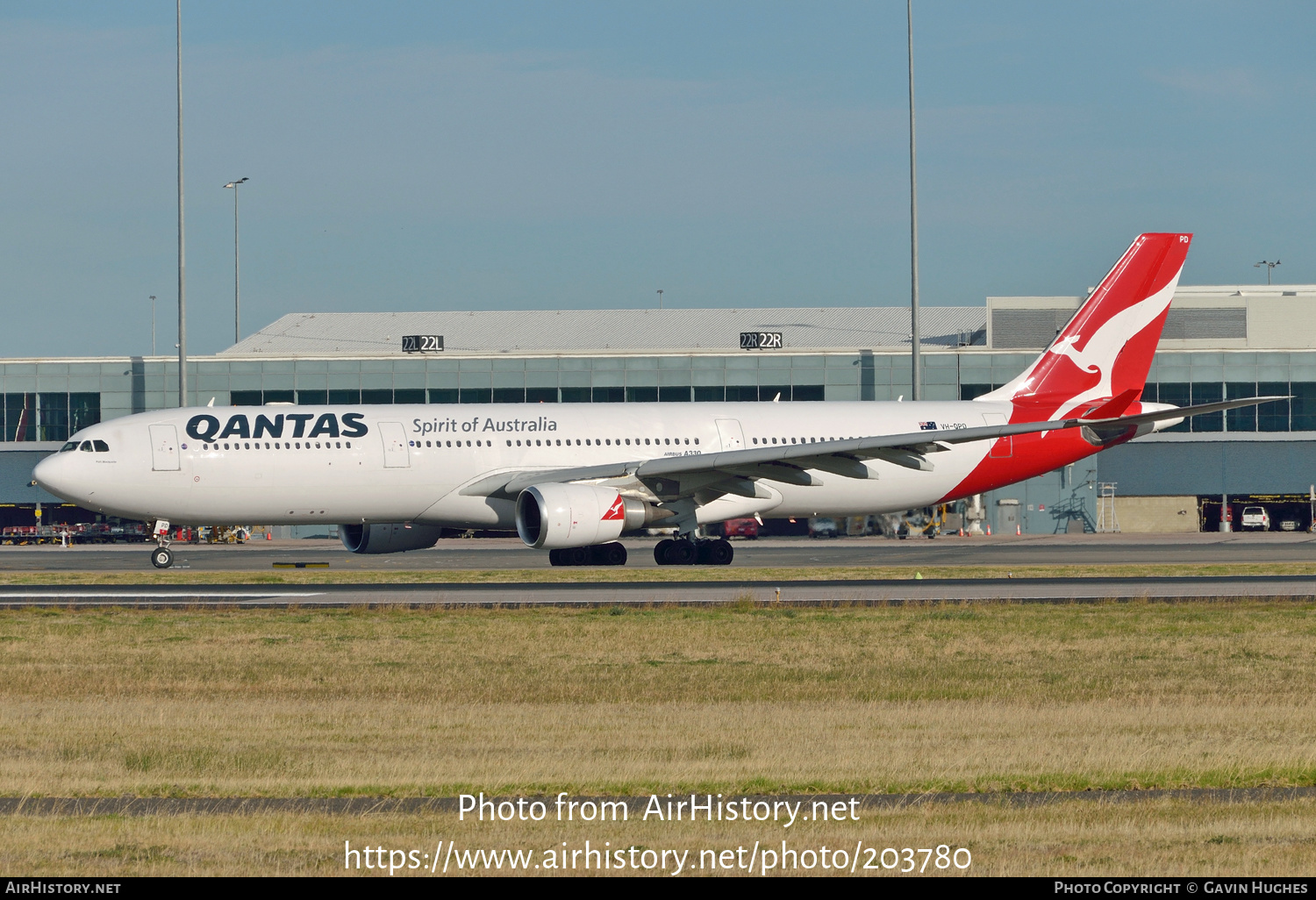 Aircraft Photo of VH-QPD | Airbus A330-303 | Qantas | AirHistory.net #203780