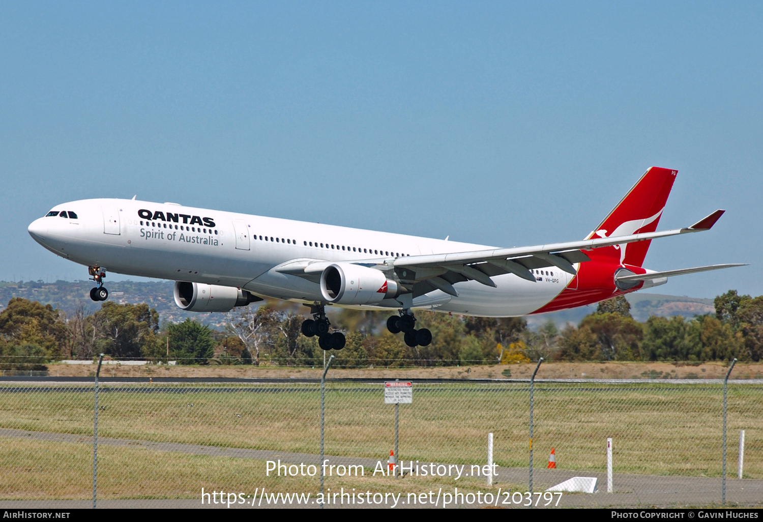 Aircraft Photo of VH-QPG | Airbus A330-303 | Qantas | AirHistory.net #203797