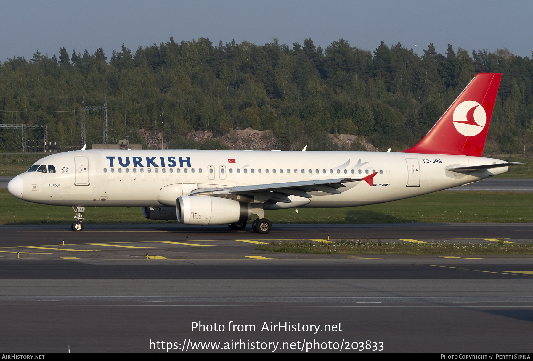 Aircraft Photo of TC-JPS | Airbus A320-232 | Turkish Airlines | AirHistory.net #203833