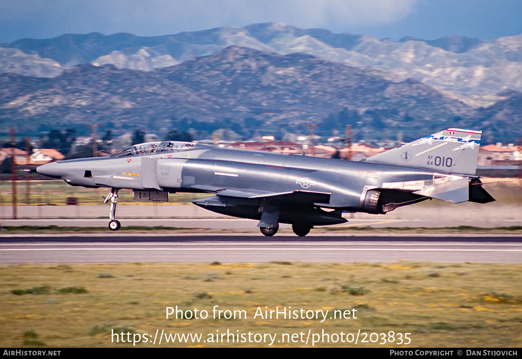 Aircraft Photo of 64-1010 / AF64-010 | McDonnell Douglas RF-4C Phantom II | USA - Air Force | AirHistory.net #203835