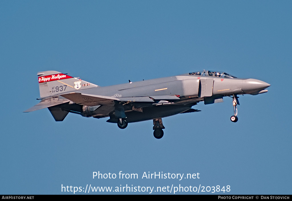 Aircraft Photo of 64-0937 / AF64937 | McDonnell F-4D Phantom II | USA - Air Force | AirHistory.net #203848