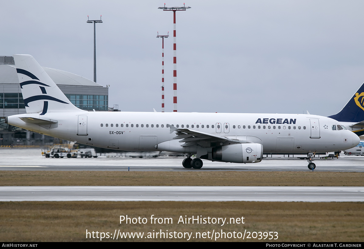 Aircraft Photo of SX-DGV | Airbus A320-232 | Aegean Airlines | AirHistory.net #203953