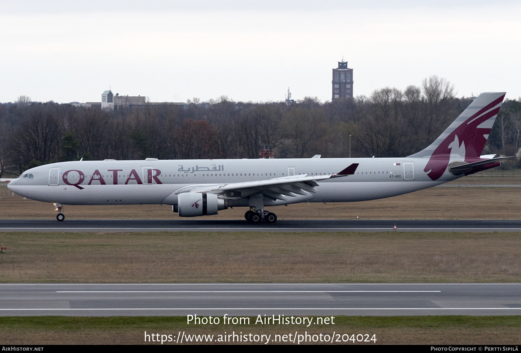 Aircraft Photo of A7-AEC | Airbus A330-302 | Qatar Airways | AirHistory.net #204024