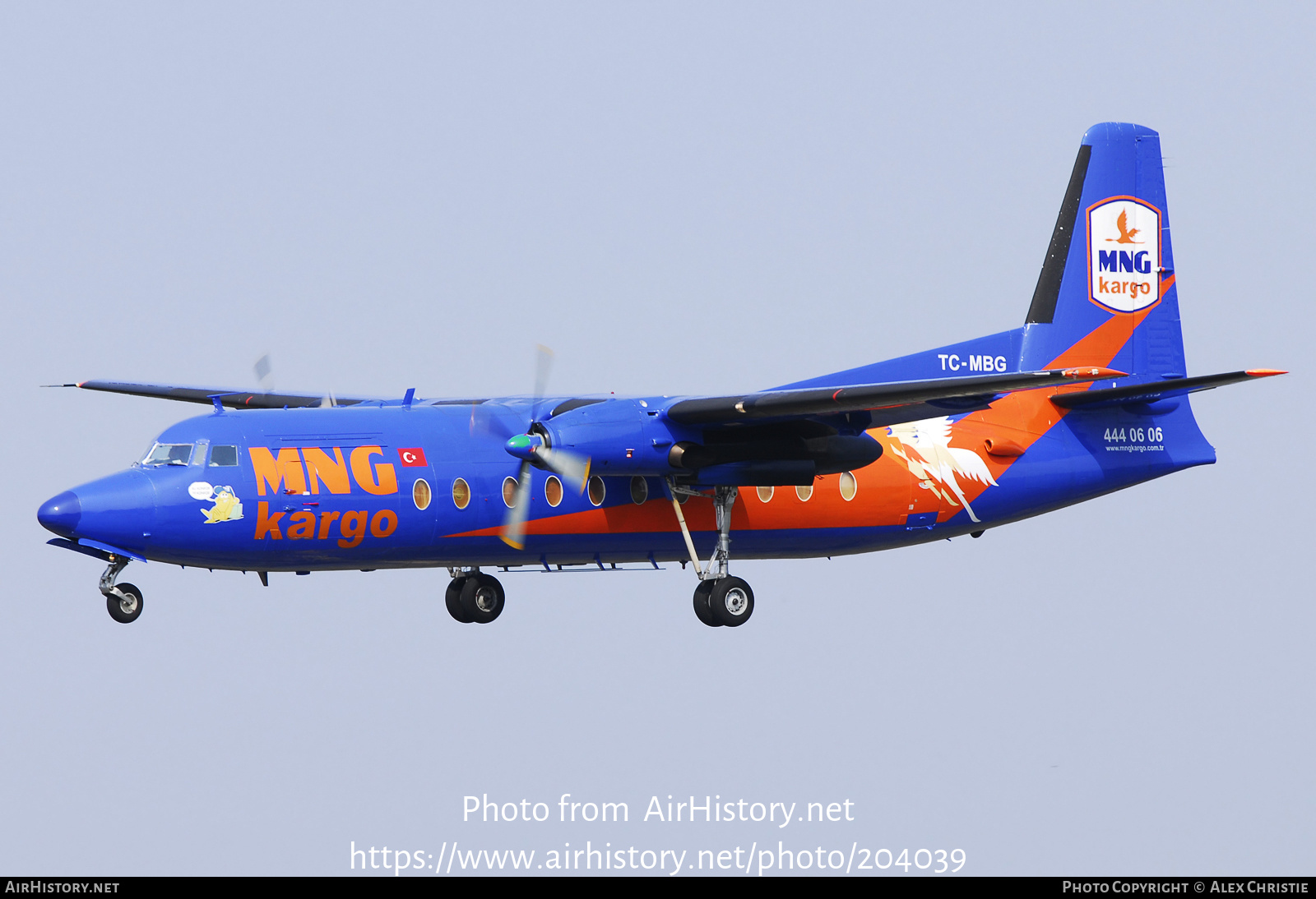 Aircraft Photo of TC-MBG | Fokker F27-500 Friendship | MNG Kargo | AirHistory.net #204039