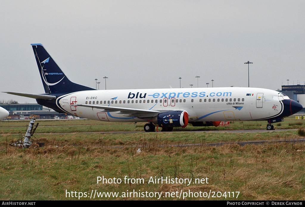 Aircraft Photo of EI-DXC | Boeing 737-4Q8 | Blue Panorama Airlines | AirHistory.net #204117