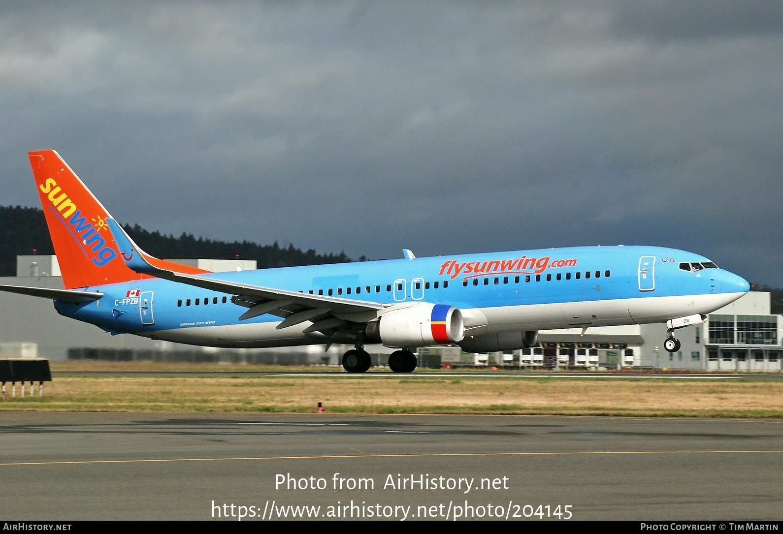 Aircraft Photo of C-FPZB | Boeing 737-8K5 | Sunwing Airlines | AirHistory.net #204145