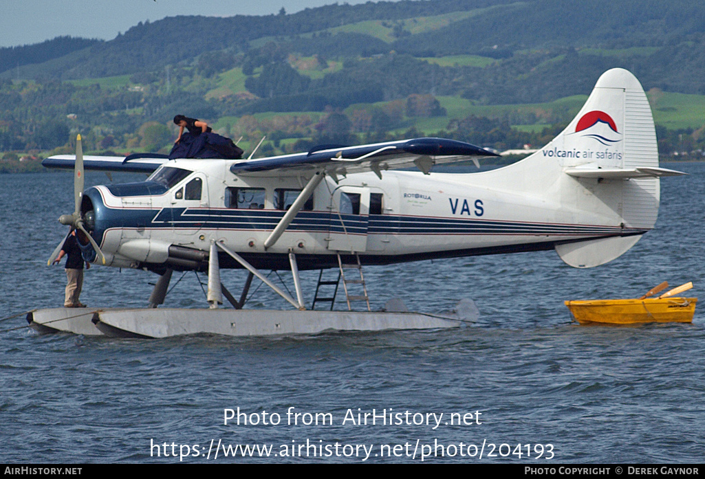 Aircraft Photo of ZK-VAS / VAS | De Havilland Canada DHC-3 Otter | Volcanic Air Safaris | AirHistory.net #204193