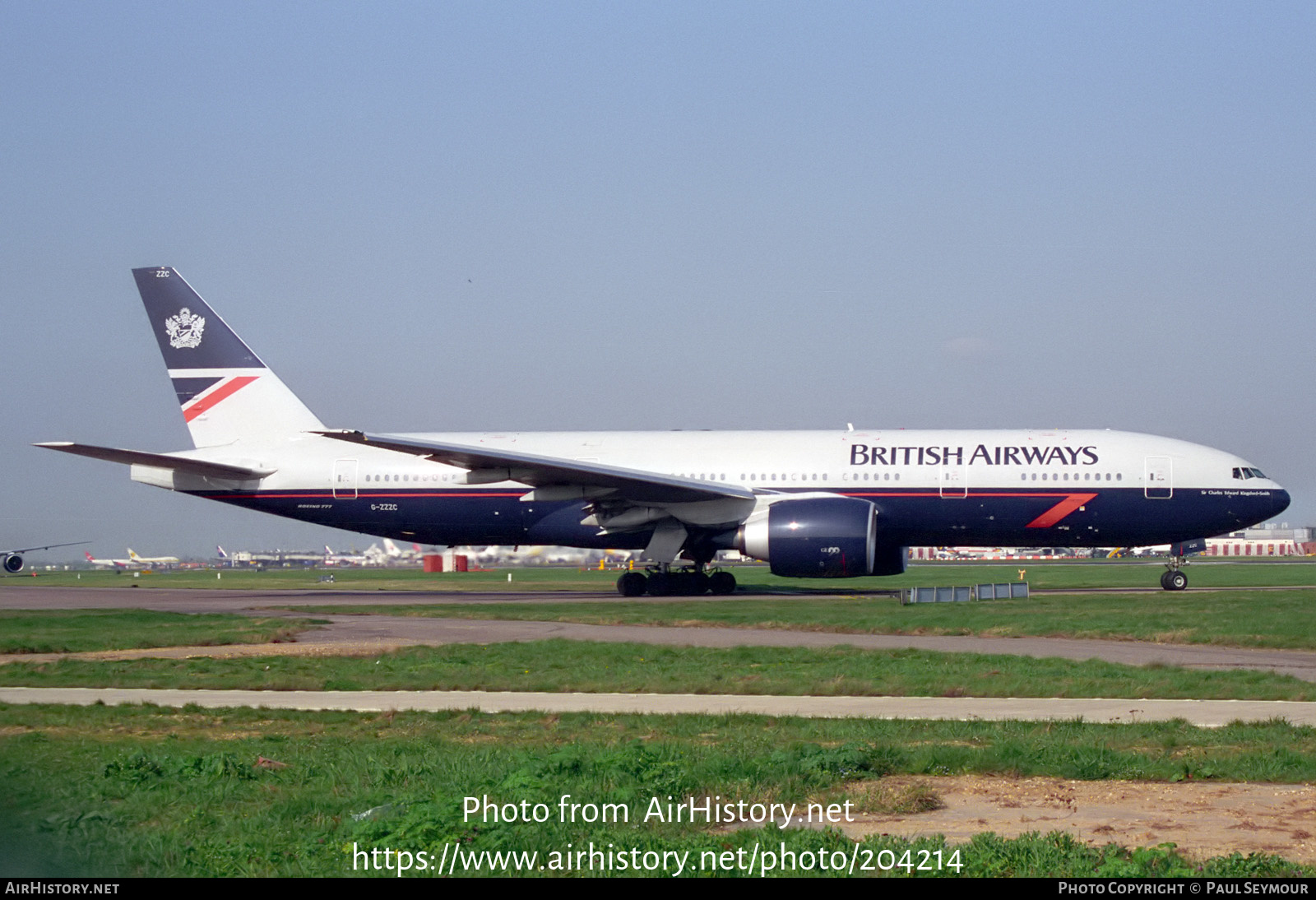 Aircraft Photo of G-ZZZC | Boeing 777-236 | British Airways | AirHistory.net #204214