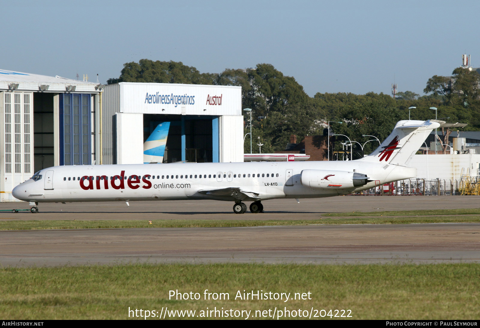 Aircraft Photo of LV-AYD | McDonnell Douglas MD-83 (DC-9-83) | Andes Líneas Aéreas | AirHistory.net #204222