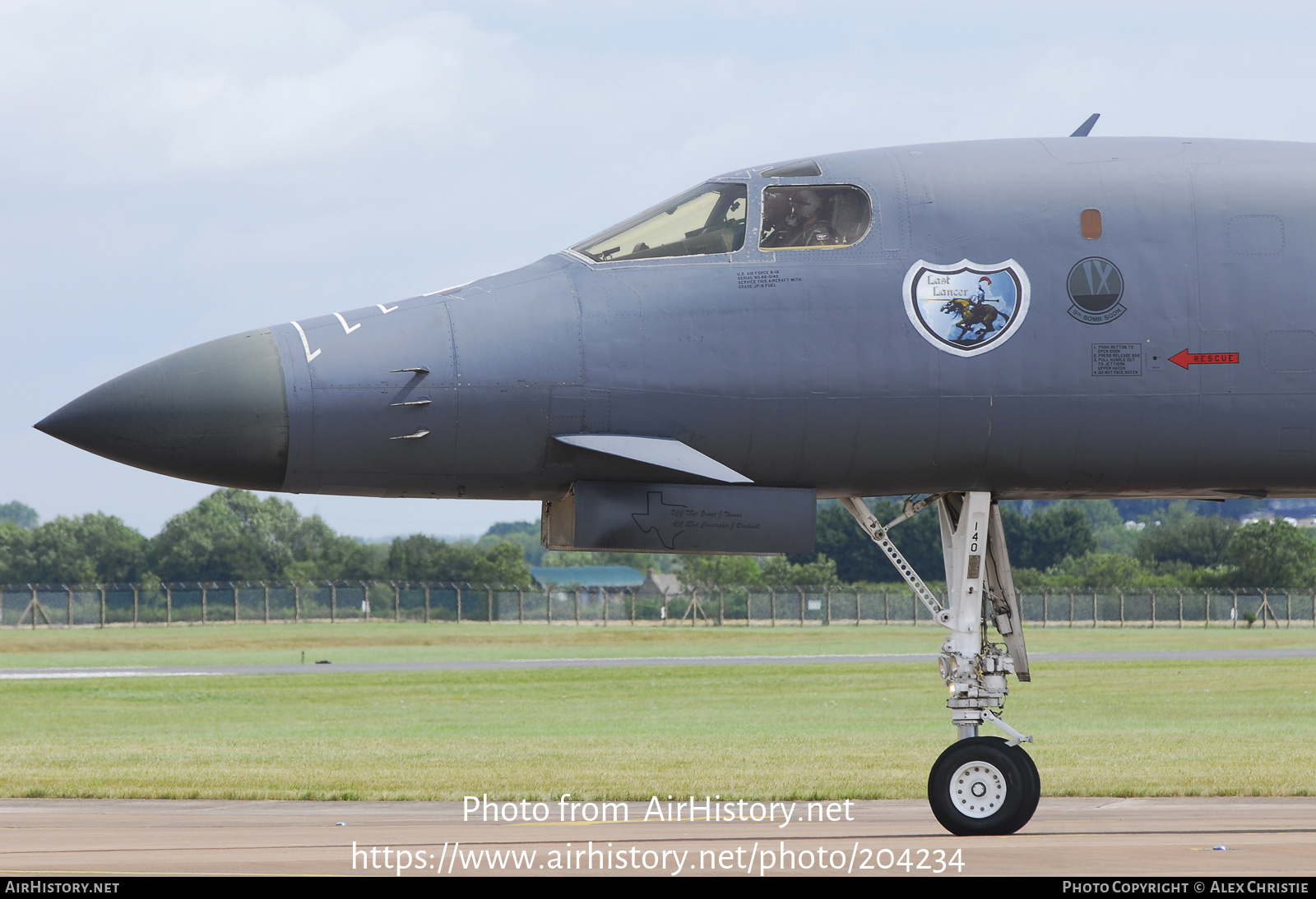 Aircraft Photo of 86-0140 / AF86-140 | Rockwell B-1B Lancer | USA - Air Force | AirHistory.net #204234