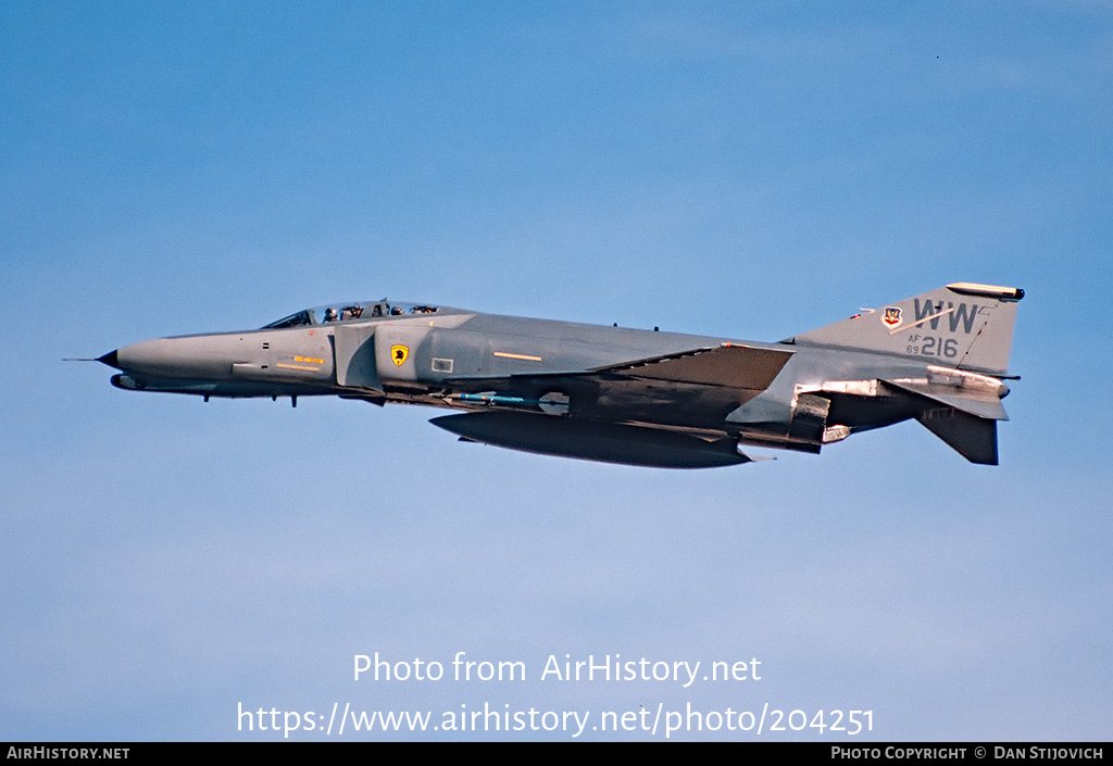 Aircraft Photo of 69-7216 / AF69-216 | McDonnell Douglas F-4G Phantom II | USA - Air Force | AirHistory.net #204251