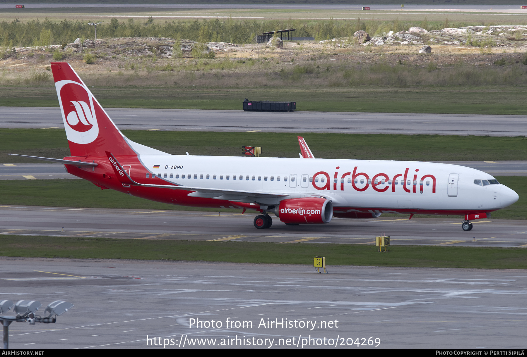 Aircraft Photo of D-ABMD | Boeing 737-86J | Air Berlin | AirHistory.net #204269