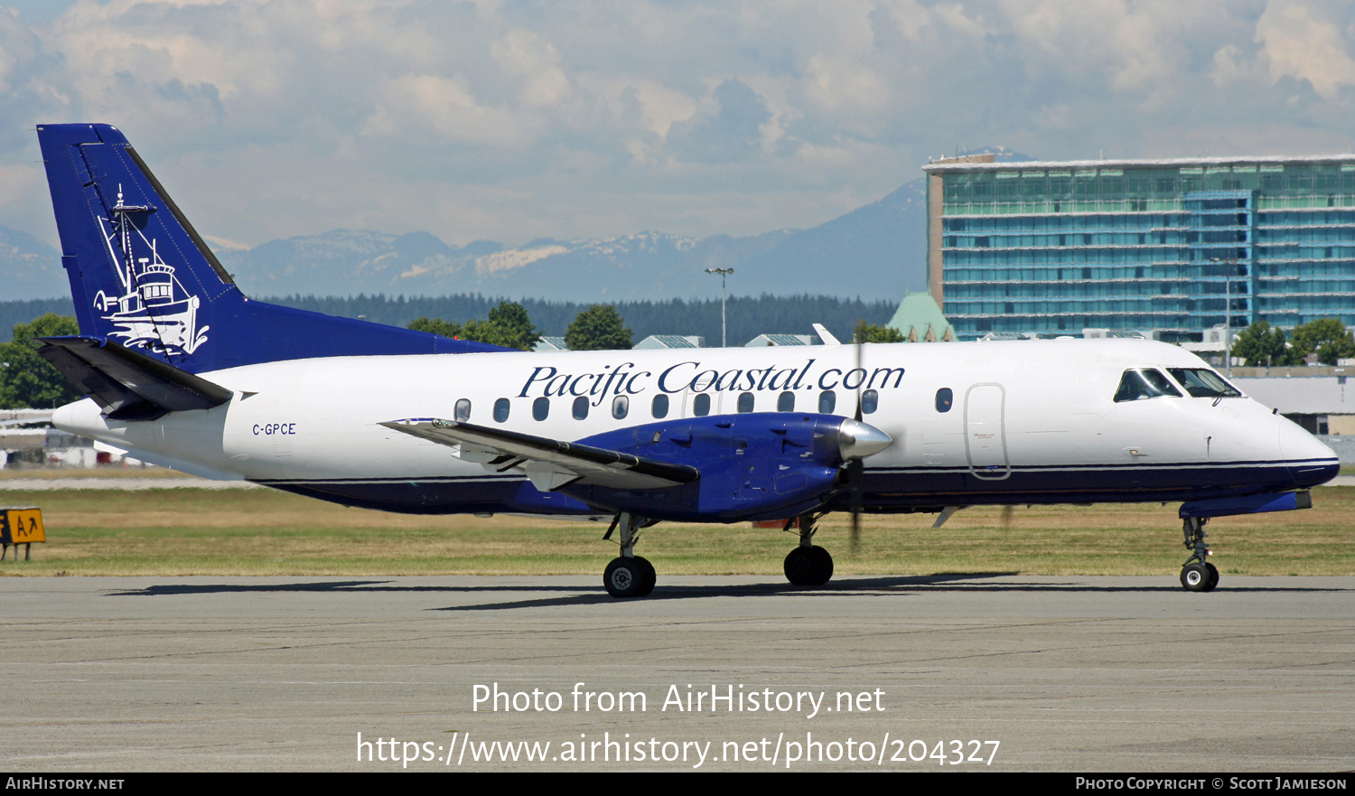 Aircraft Photo of C-GPCE | Saab-Fairchild SF-340A | Pacific Coastal Airlines | AirHistory.net #204327