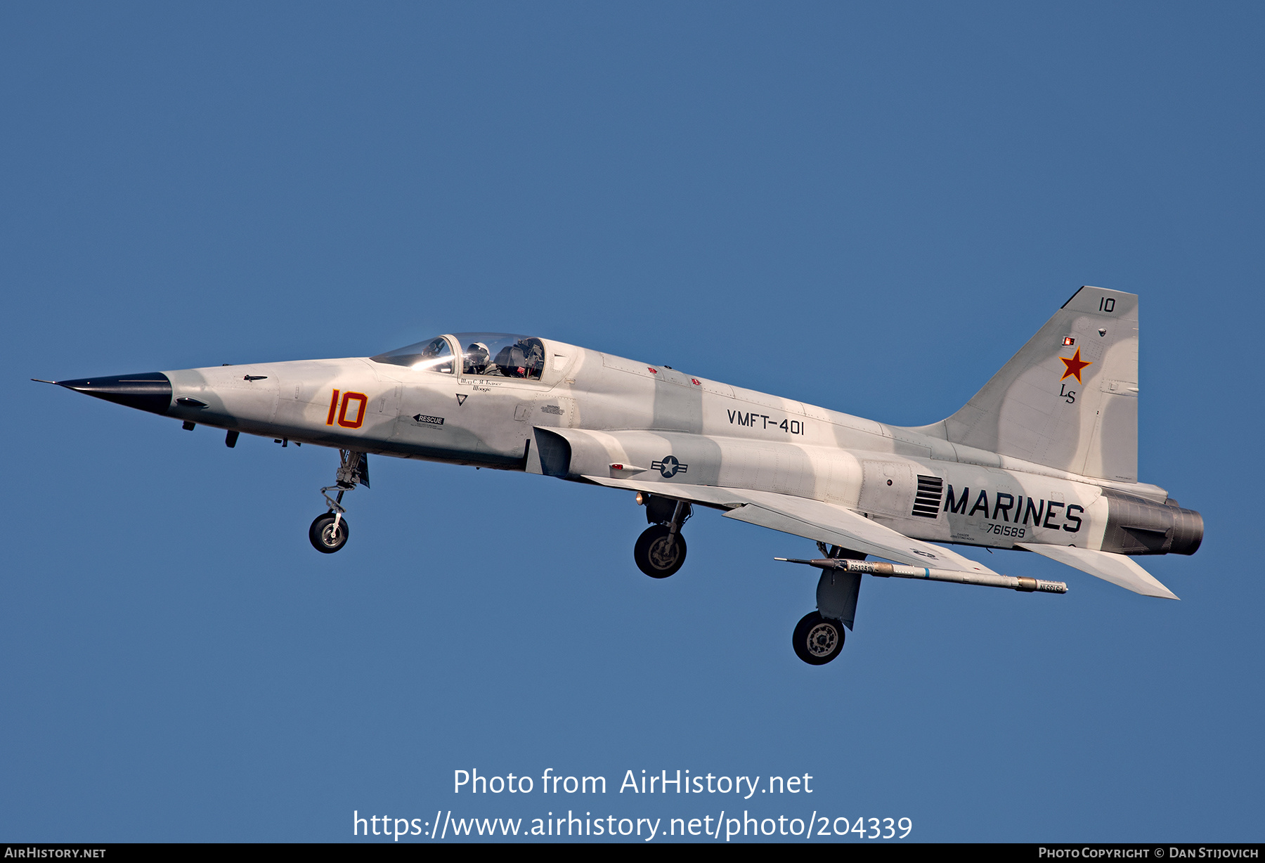 Aircraft Photo of 76-1589 / 761589 | Northrop F-5N Tiger II | USA - Marines | AirHistory.net #204339