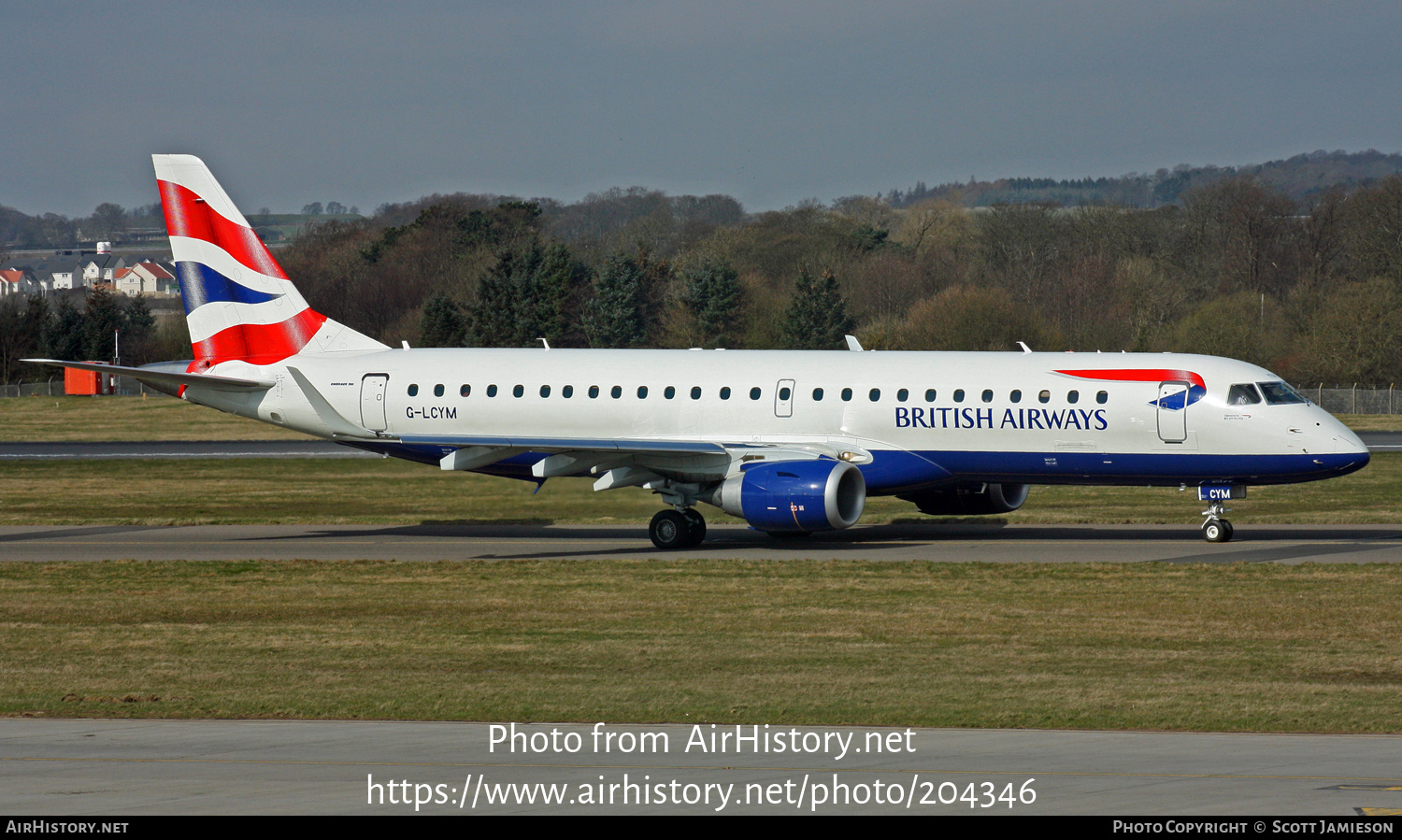 Aircraft Photo of G-LCYM | Embraer 190SR (ERJ-190-100SR) | British Airways | AirHistory.net #204346