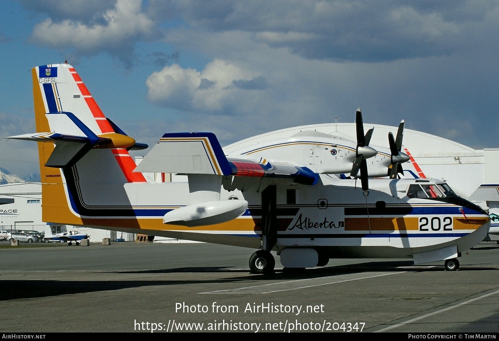 Aircraft Photo of C-GFSL | Canadair CL-215T (CL-215-6B11) | Alberta ...