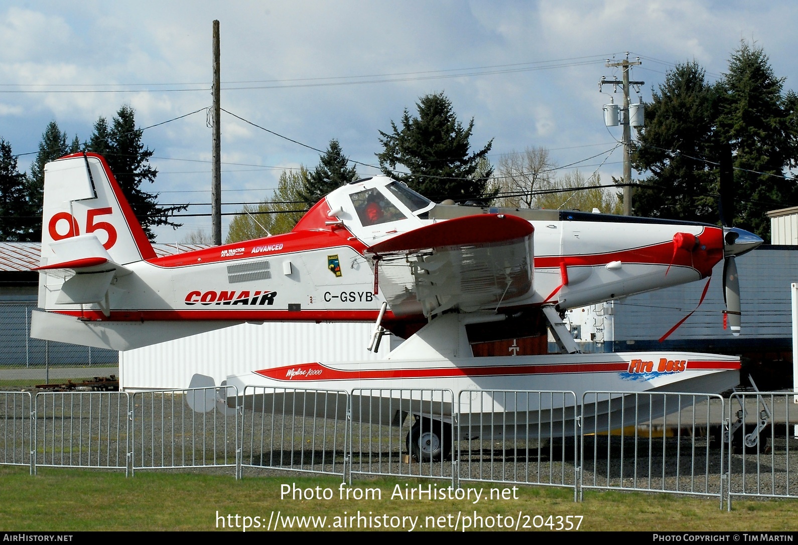 Aircraft Photo of C-GSYB | Air Tractor AT-802F Fire Boss (AT-802A) | Conair Aviation | AirHistory.net #204357