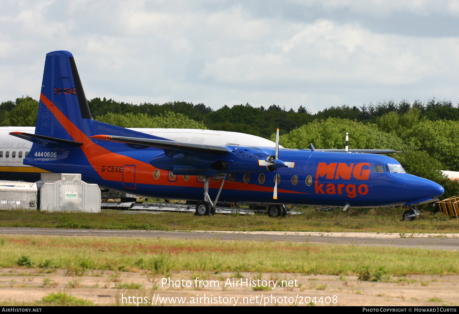 Aircraft Photo of G-CEXE | Fokker F27-500F Friendship | MNG Kargo | AirHistory.net #204408