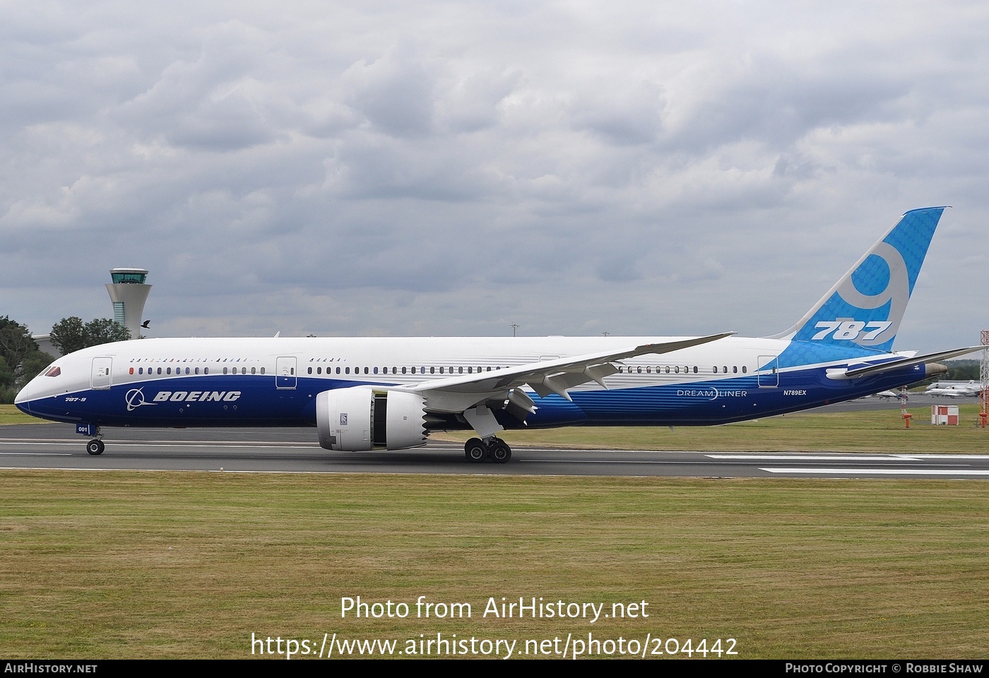 Aircraft Photo of N789EX | Boeing 787-9 Dreamliner | Boeing | AirHistory.net #204442