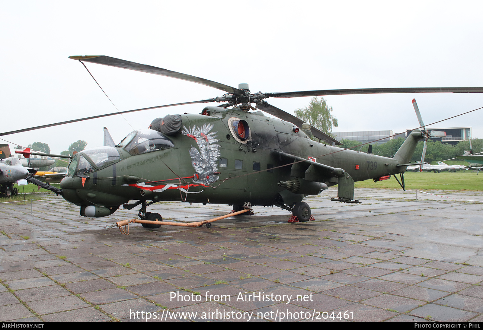 Aircraft Photo of 739 | Mil Mi-24W | Poland - Army | AirHistory.net #204461