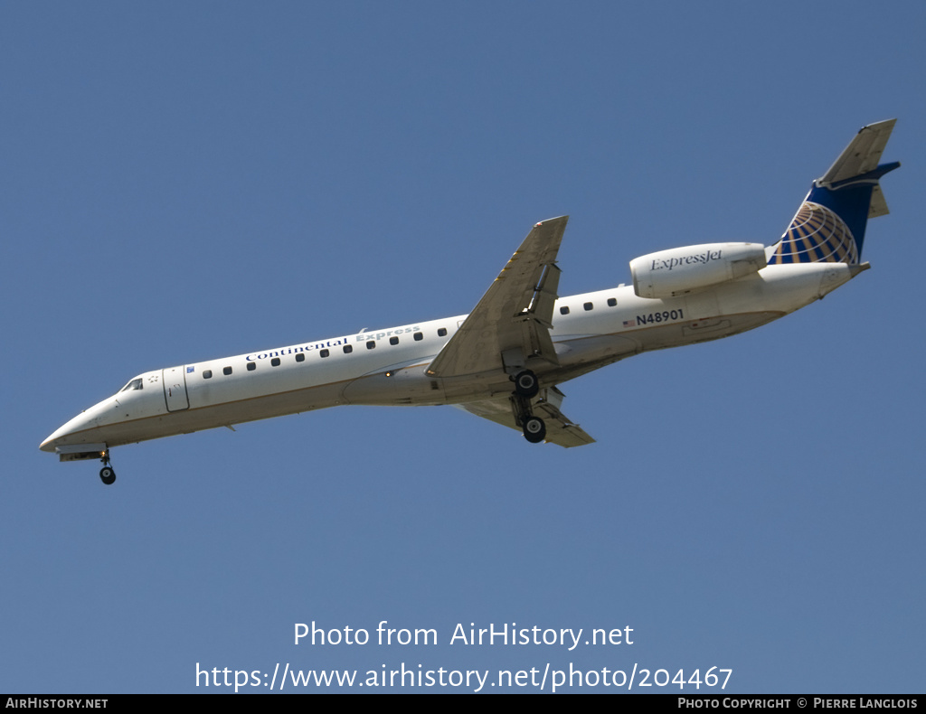 Aircraft Photo of N48901 | Embraer ERJ-145LR (EMB-145LR) | Continental Express | AirHistory.net #204467