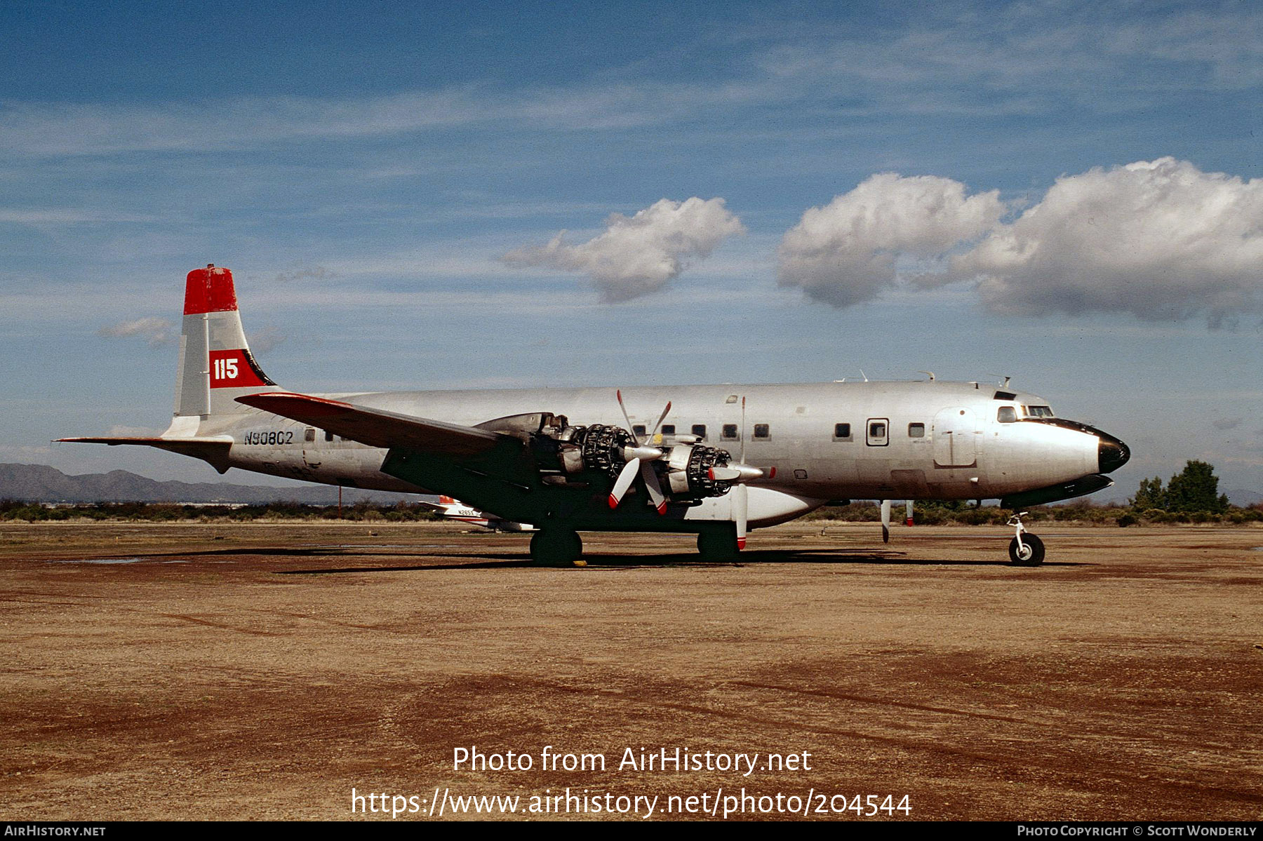 Aircraft Photo of N90802 | Douglas DC-7C/AT | AirHistory.net #204544