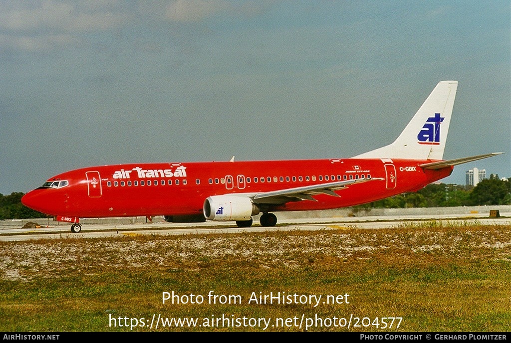 Aircraft Photo of C-GBIX | Boeing 737-46M | Air Transat | AirHistory.net #204577