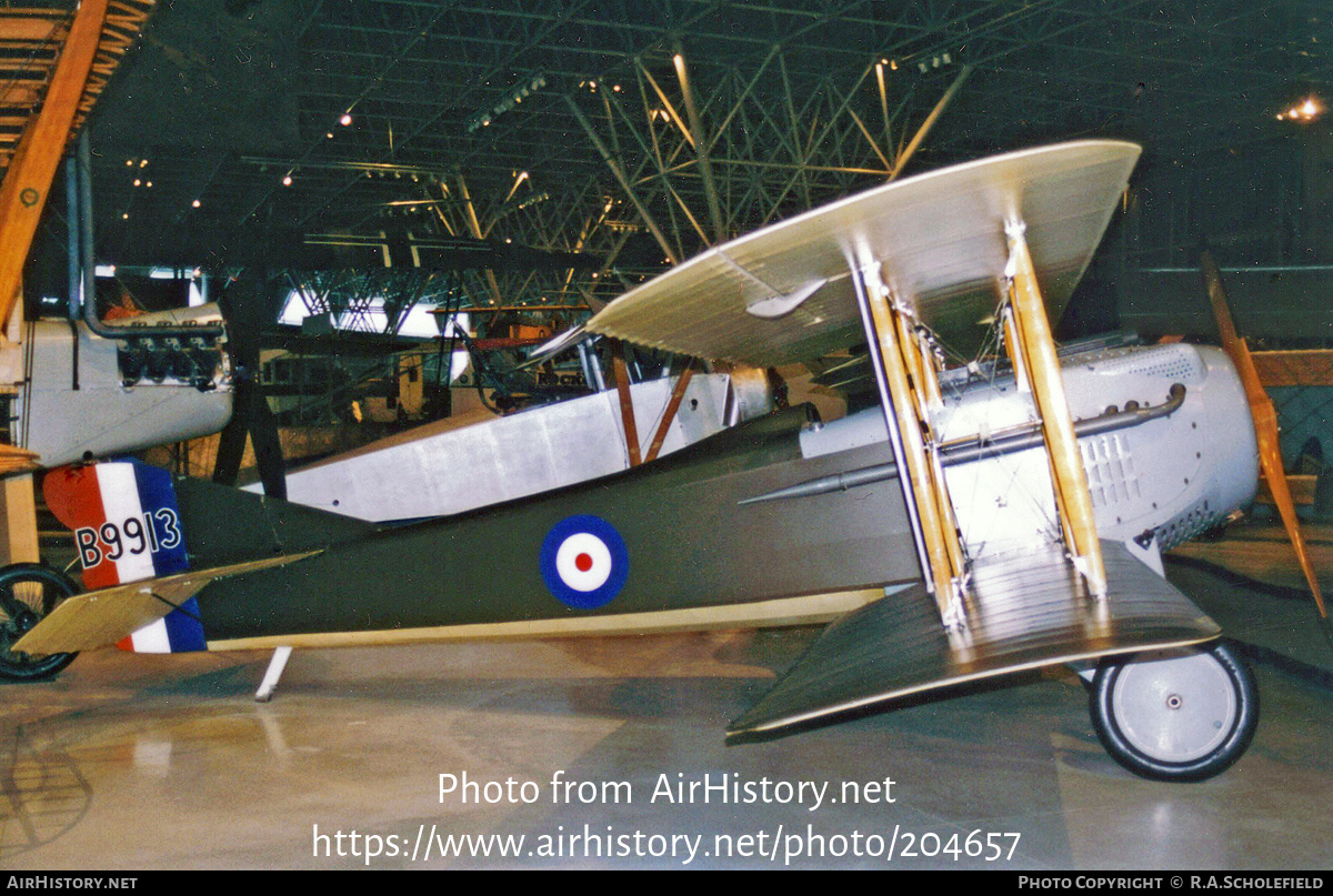 Aircraft Photo of B9913 | SPAD S-VII | UK - Air Force | AirHistory.net #204657