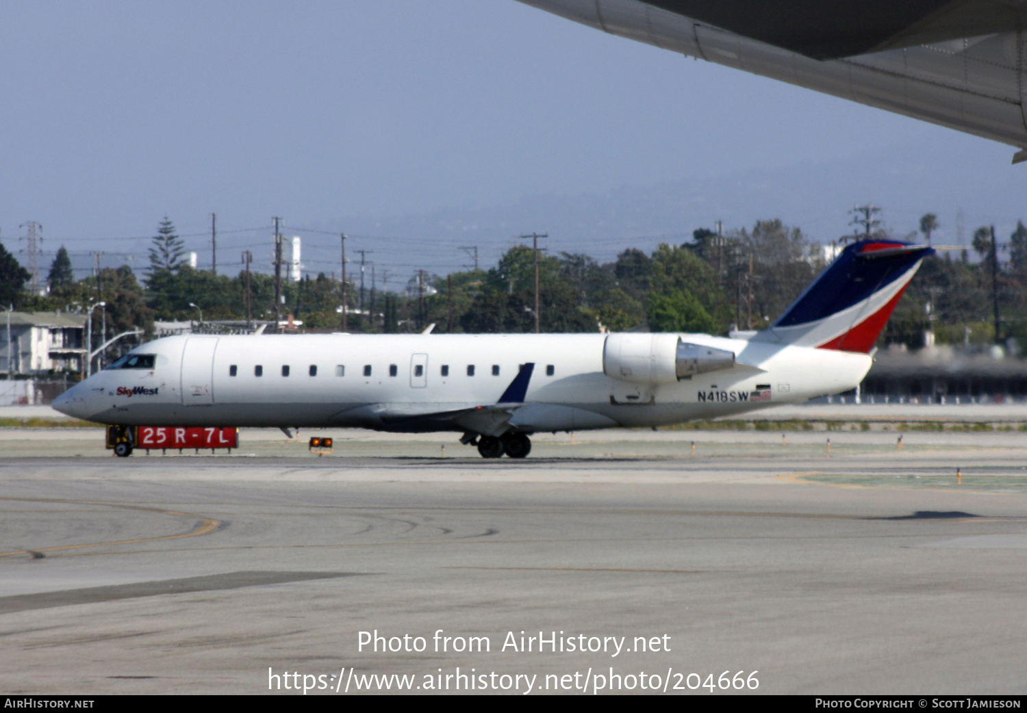 Aircraft Photo of N418SW | Bombardier CRJ-200LR (CL-600-2B19) | SkyWest Airlines | AirHistory.net #204666