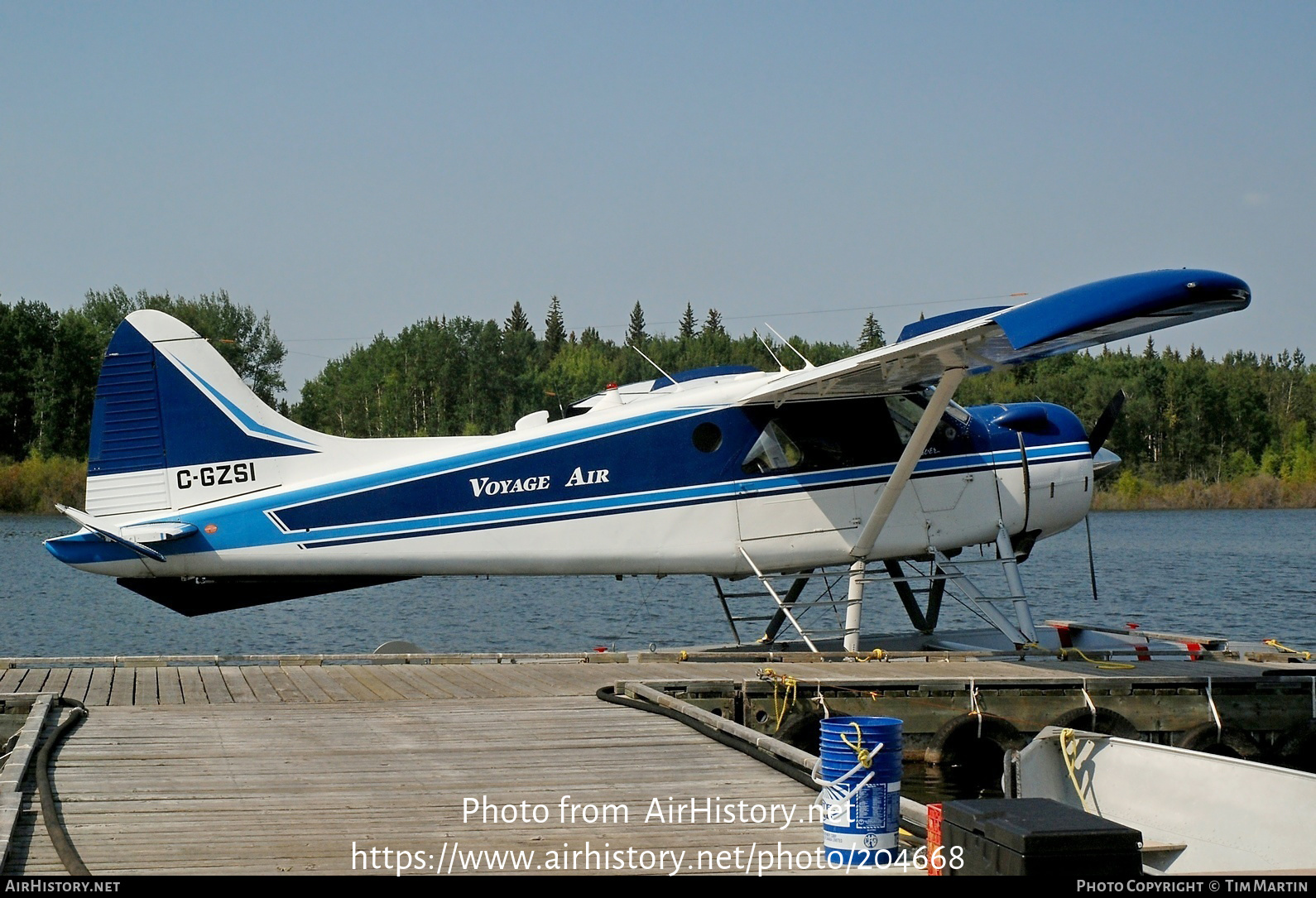 Aircraft Photo of C-GZSI | De Havilland Canada DHC-2 Beaver Mk1 | Voyage Air | AirHistory.net #204668