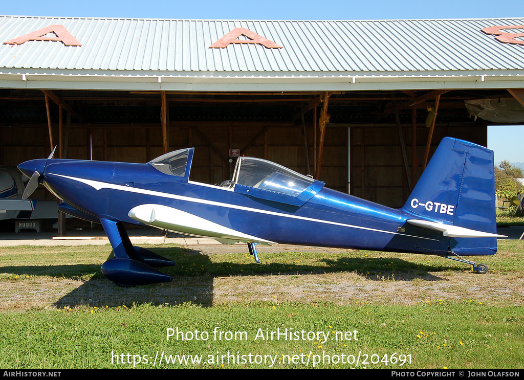 Aircraft Photo of C-GTBE | Van's RV-9 | AirHistory.net #204691