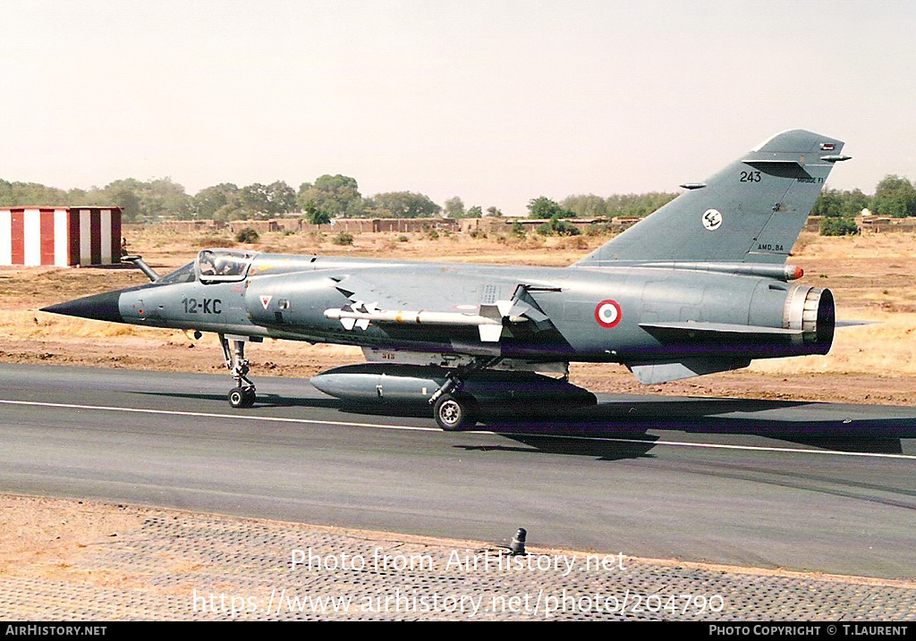 Aircraft Photo of 243 | Dassault Mirage F1C-200 | France - Air Force | AirHistory.net #204790