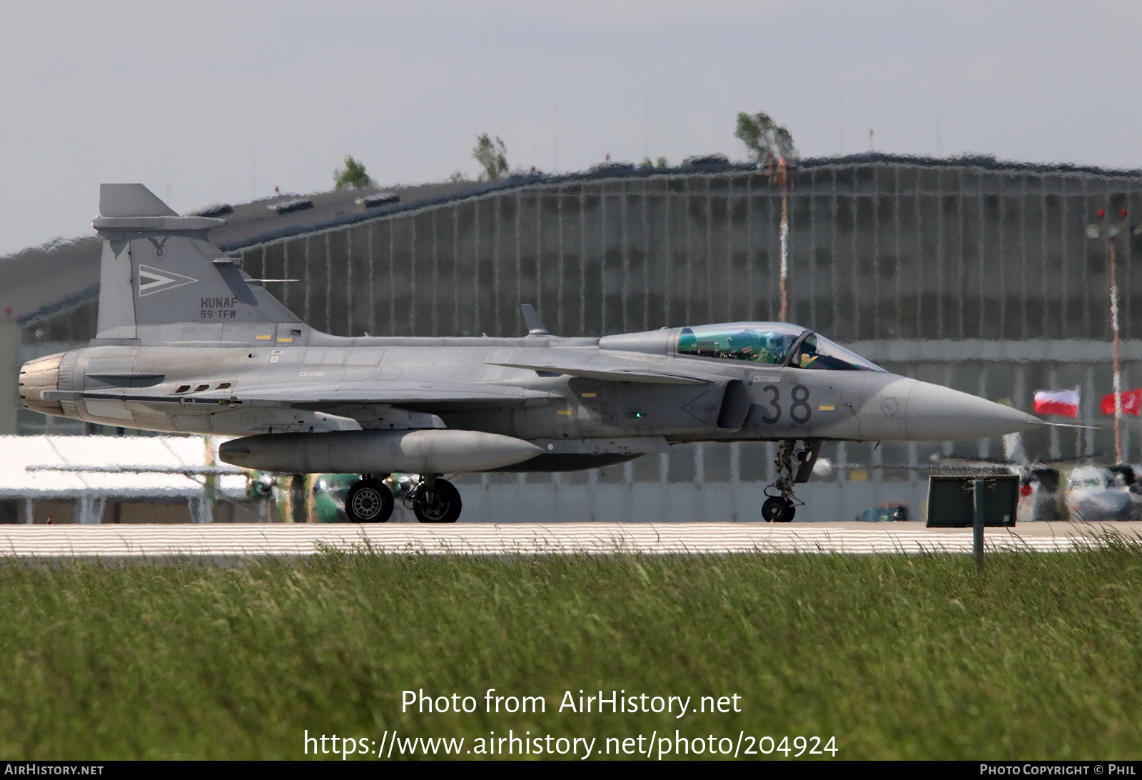 Aircraft Photo of 38 | Saab JAS 39C Gripen | Hungary - Air Force | AirHistory.net #204924