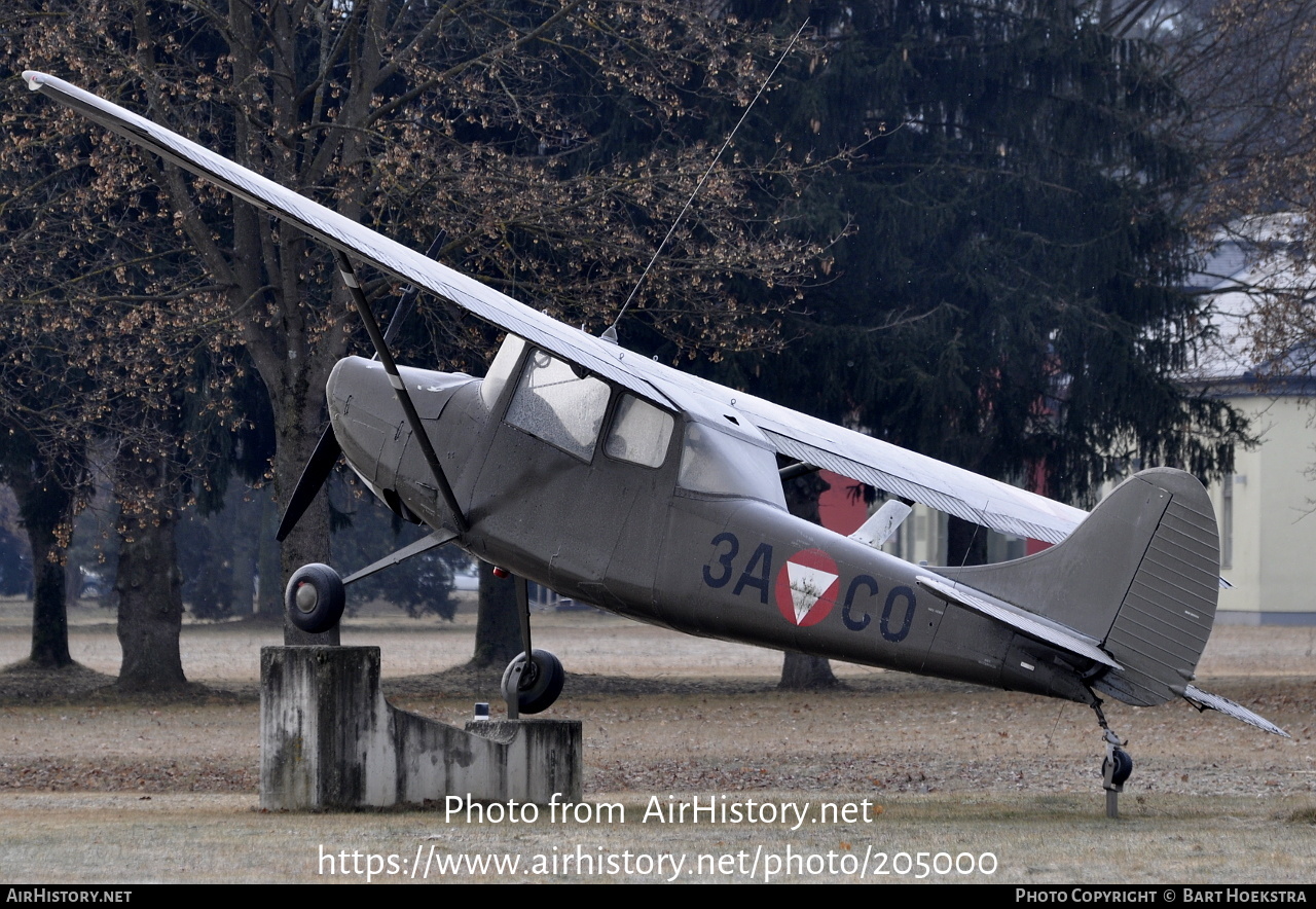 Aircraft Photo of 3A-CO | Cessna O-1E Bird Dog | Austria - Air Force | AirHistory.net #205000