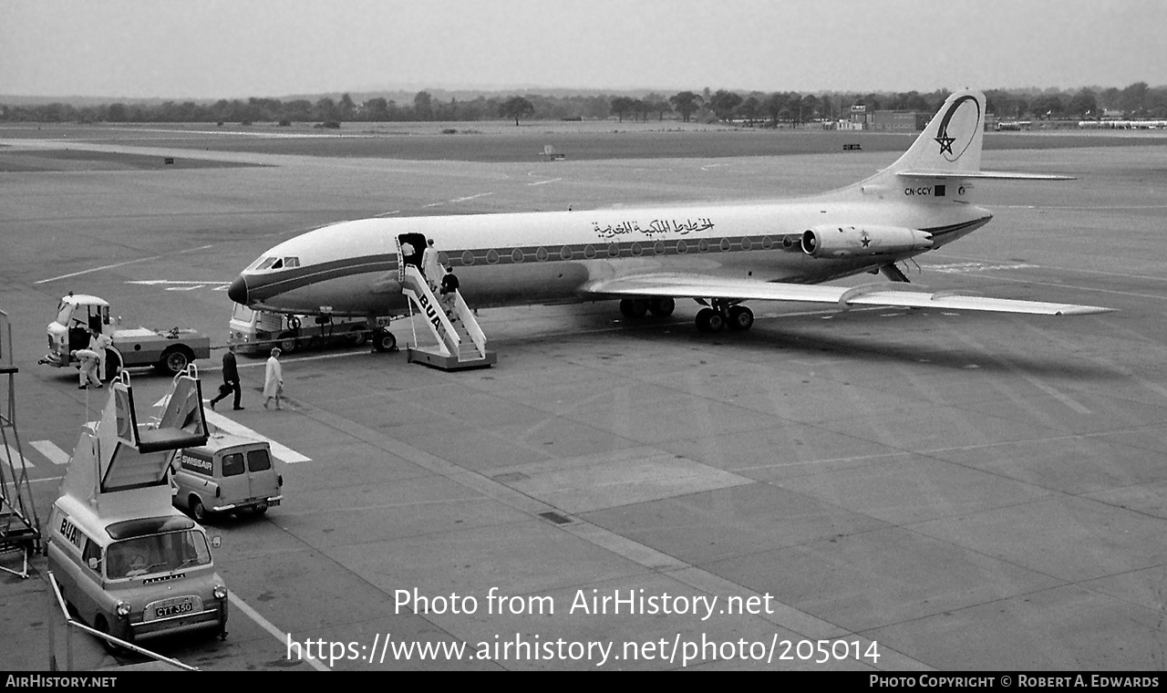 Aircraft Photo of CN-CCY | Sud SE-210 Caravelle III | Royal Air Maroc - RAM | AirHistory.net #205014