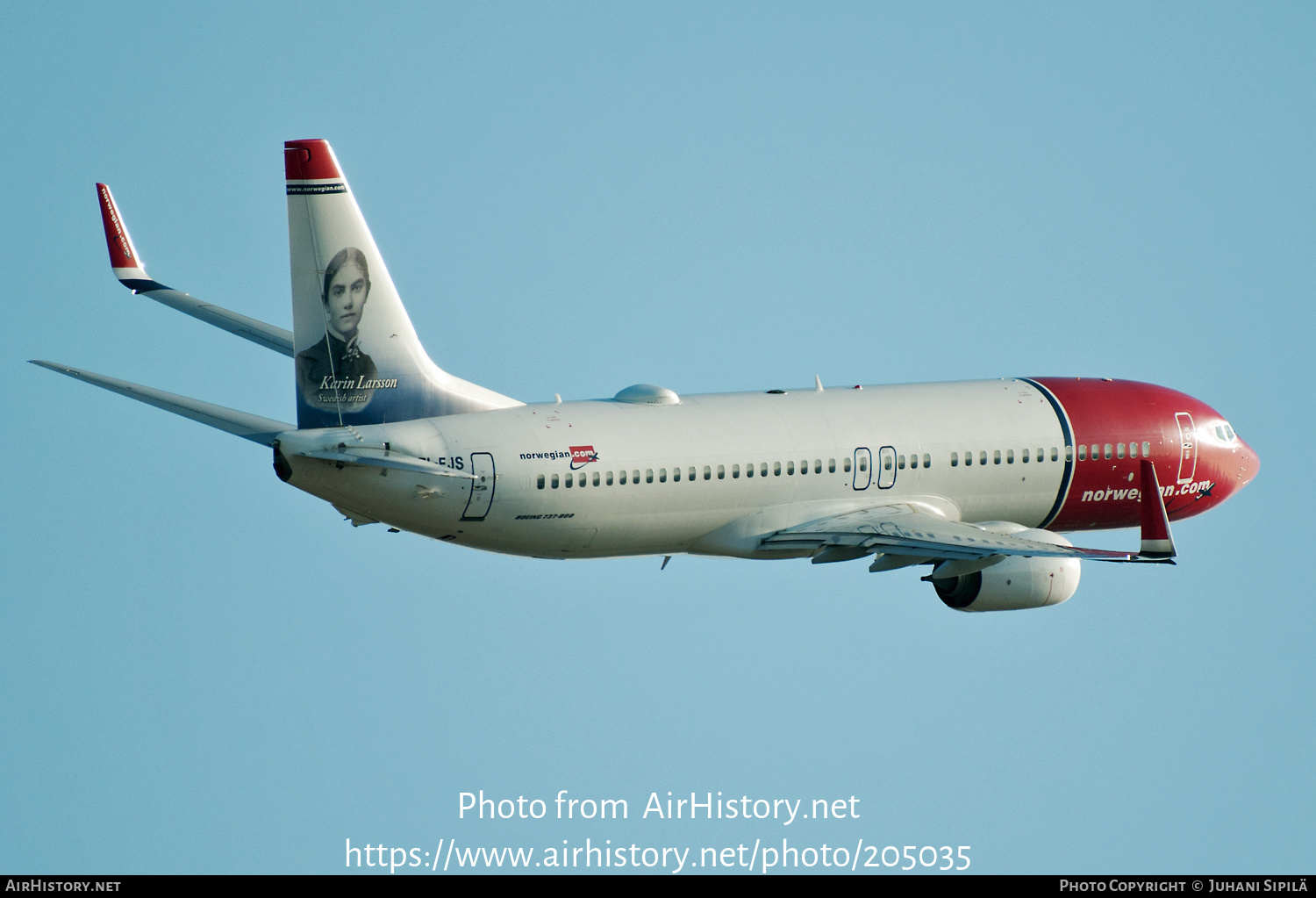 Aircraft Photo of EI-FJS | Boeing 737-8JP | Norwegian | AirHistory.net #205035